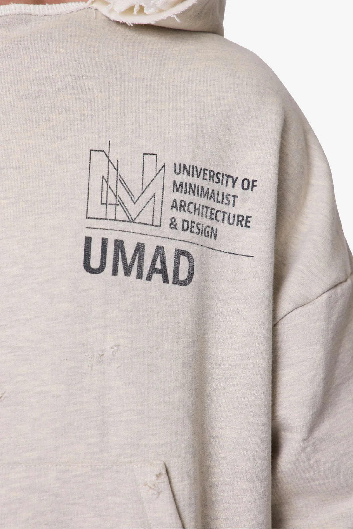 UMAD Thermal Hoodie - Heather Grey - Image 7
