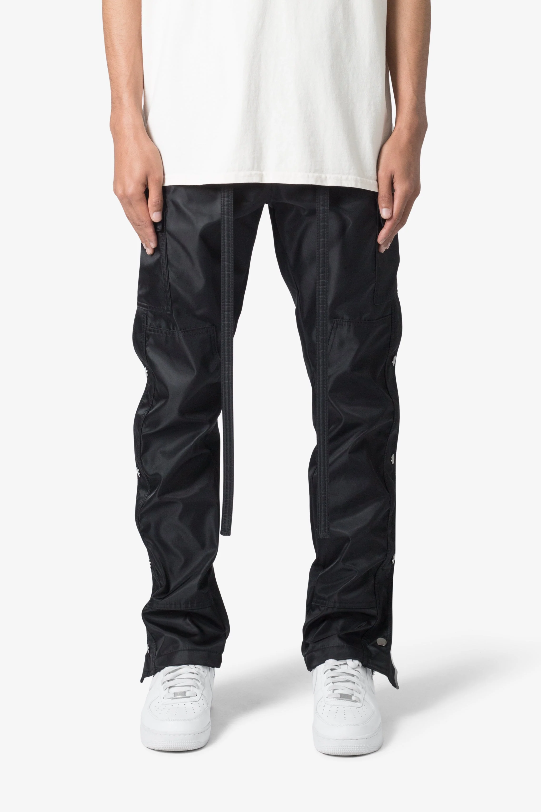 Snap Zipper II Cargo Pants - Black - Image 3