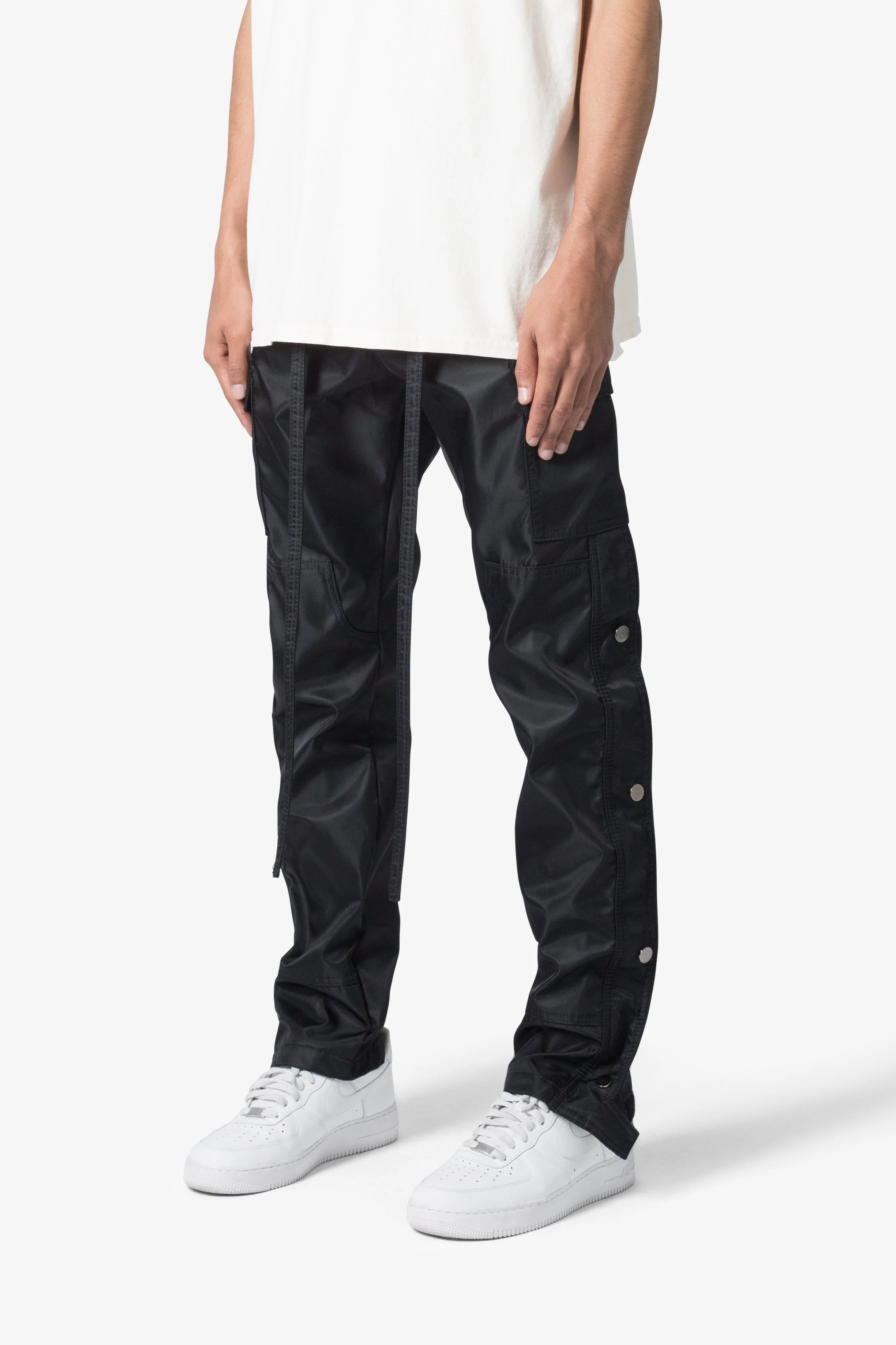 Snap Zipper II Cargo Pants - Black - Image 4