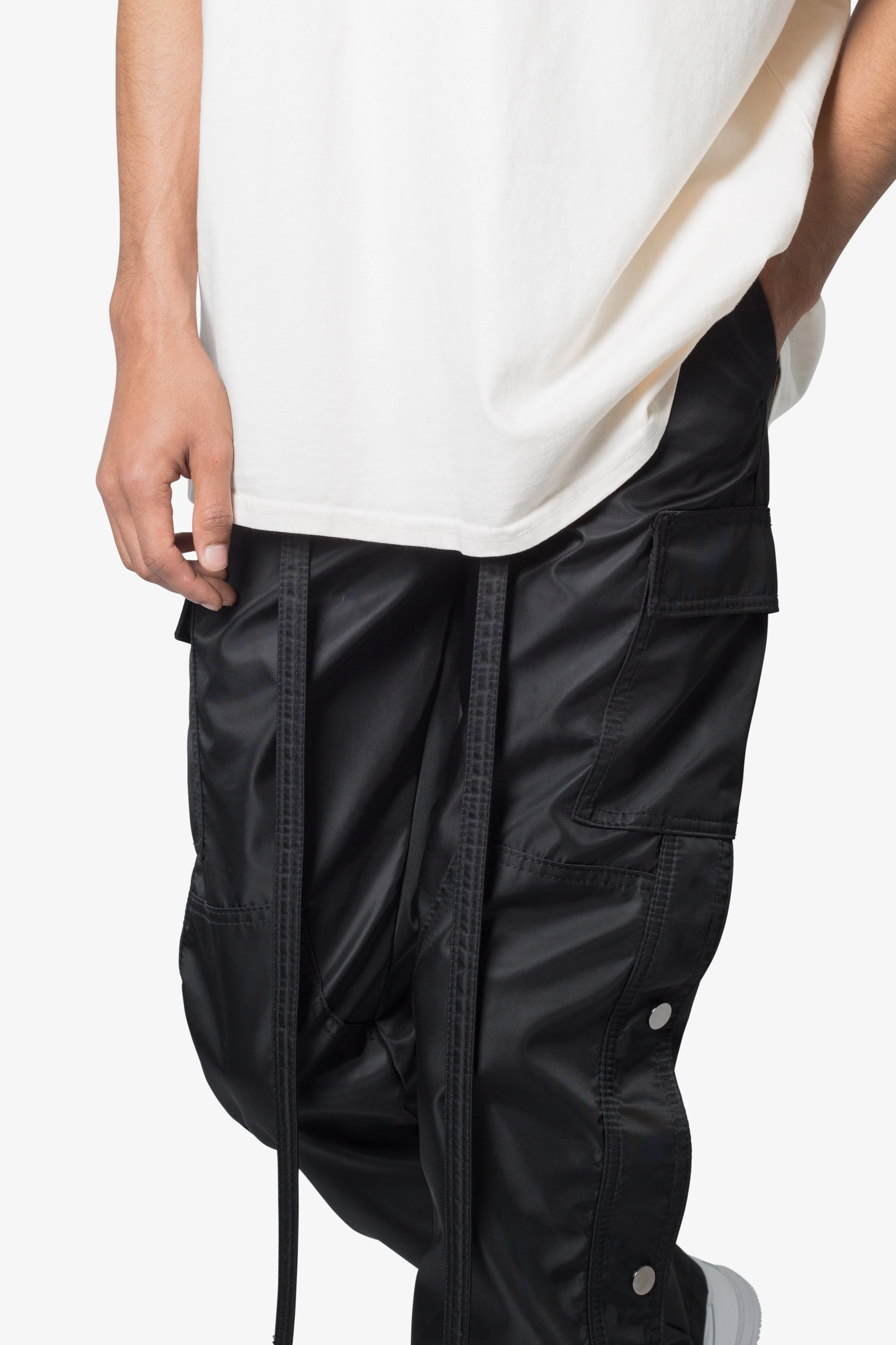 Snap Zipper II Cargo Pants - Black - Image 7