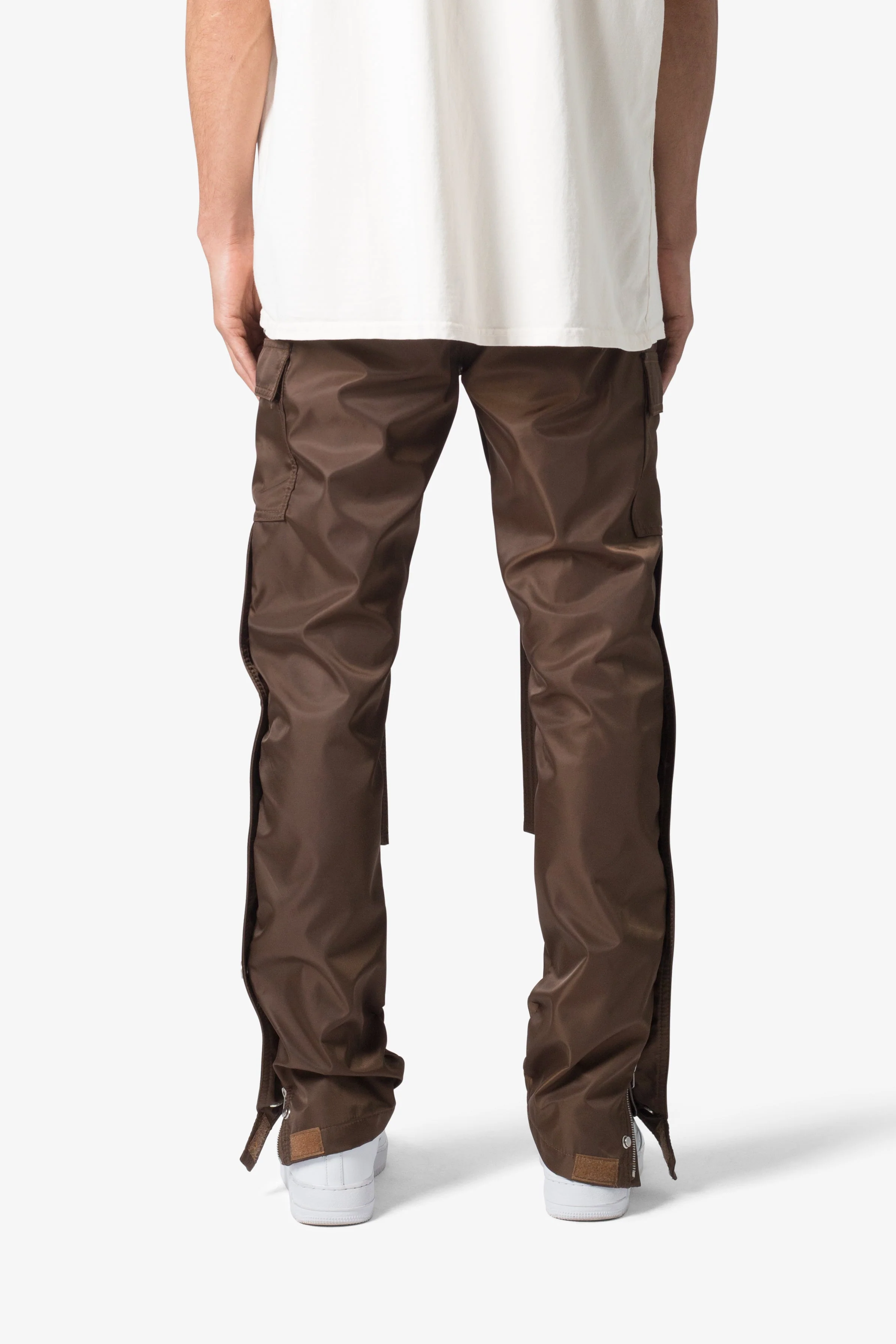 Snap Zipper II Cargo Pants - Brown - Image 5