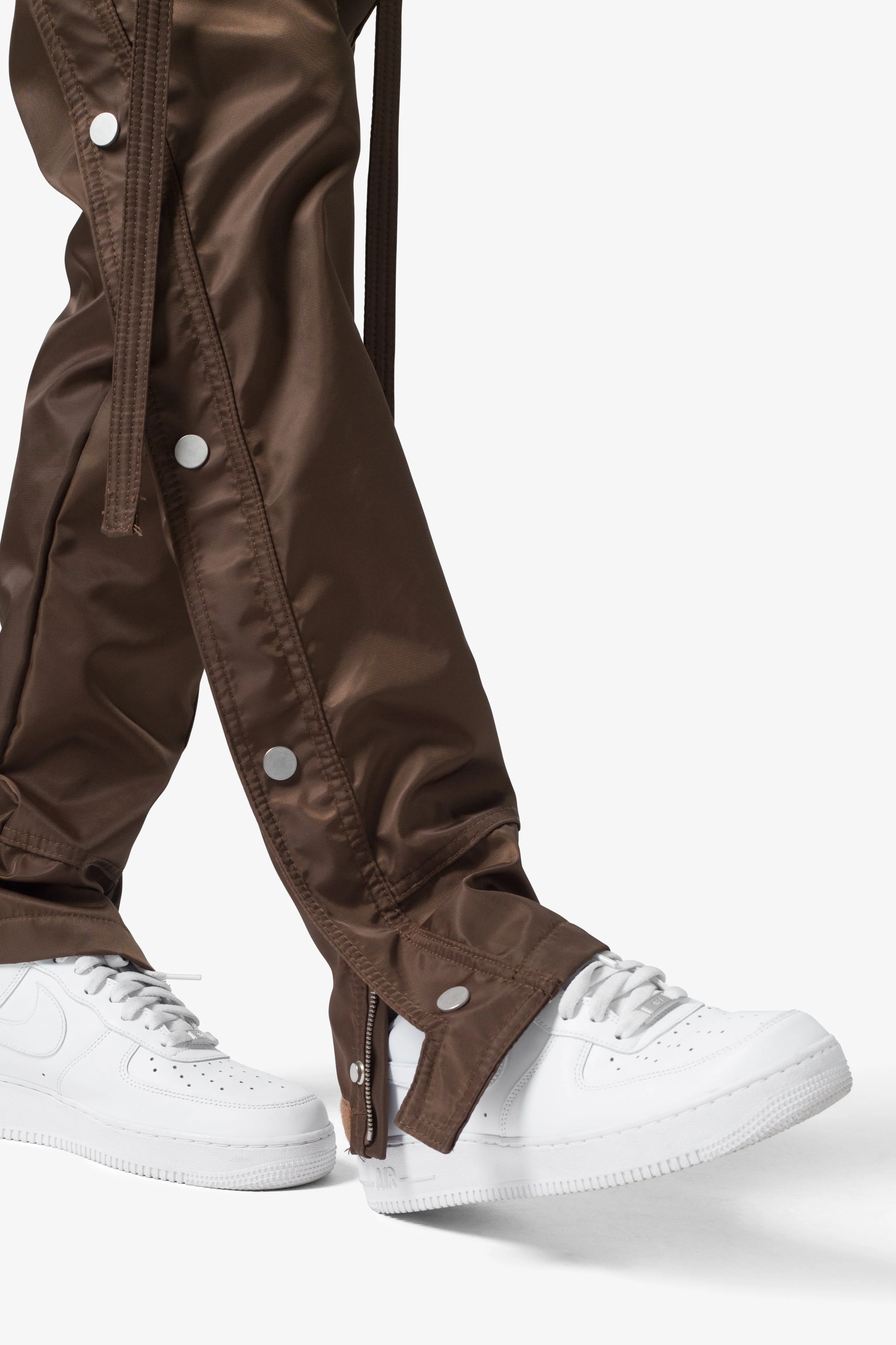 Snap Zipper II Cargo Pants - Brown - Image 8