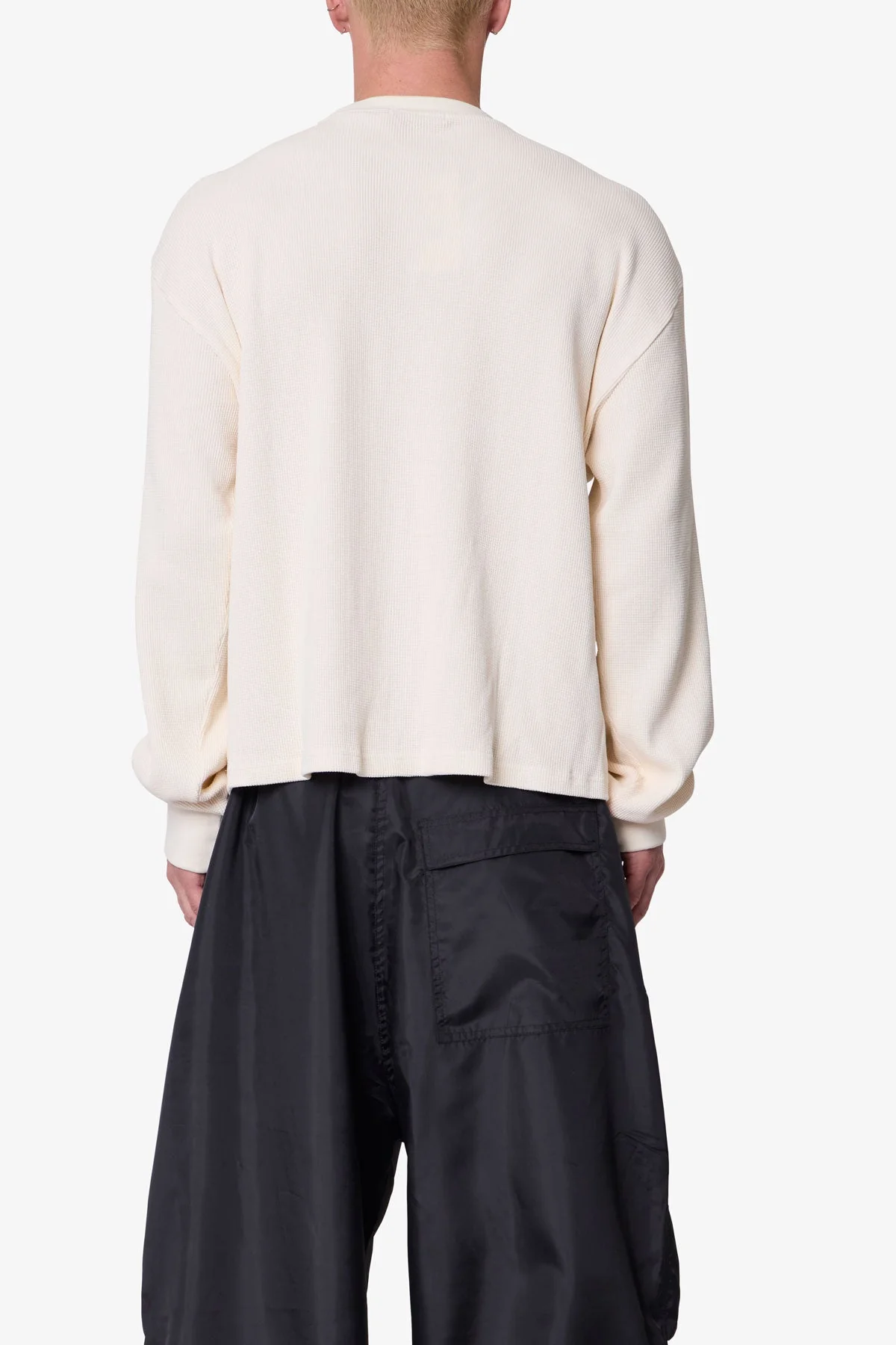 Criminal L/S Thermal Shirt - White - Image 5