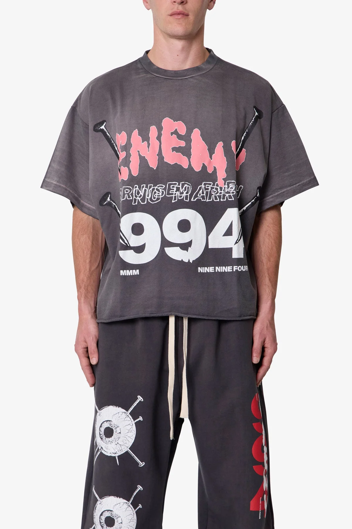 Enemy Tee - Washed Black - Image 2