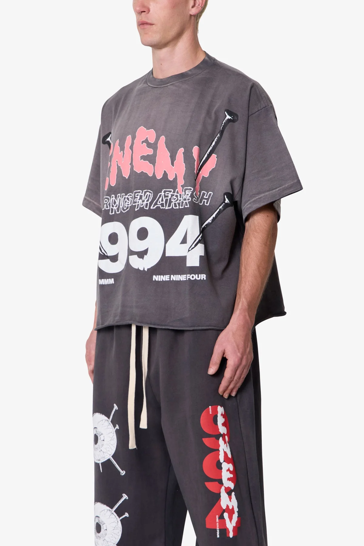 Enemy Tee - Washed Black - Image 3