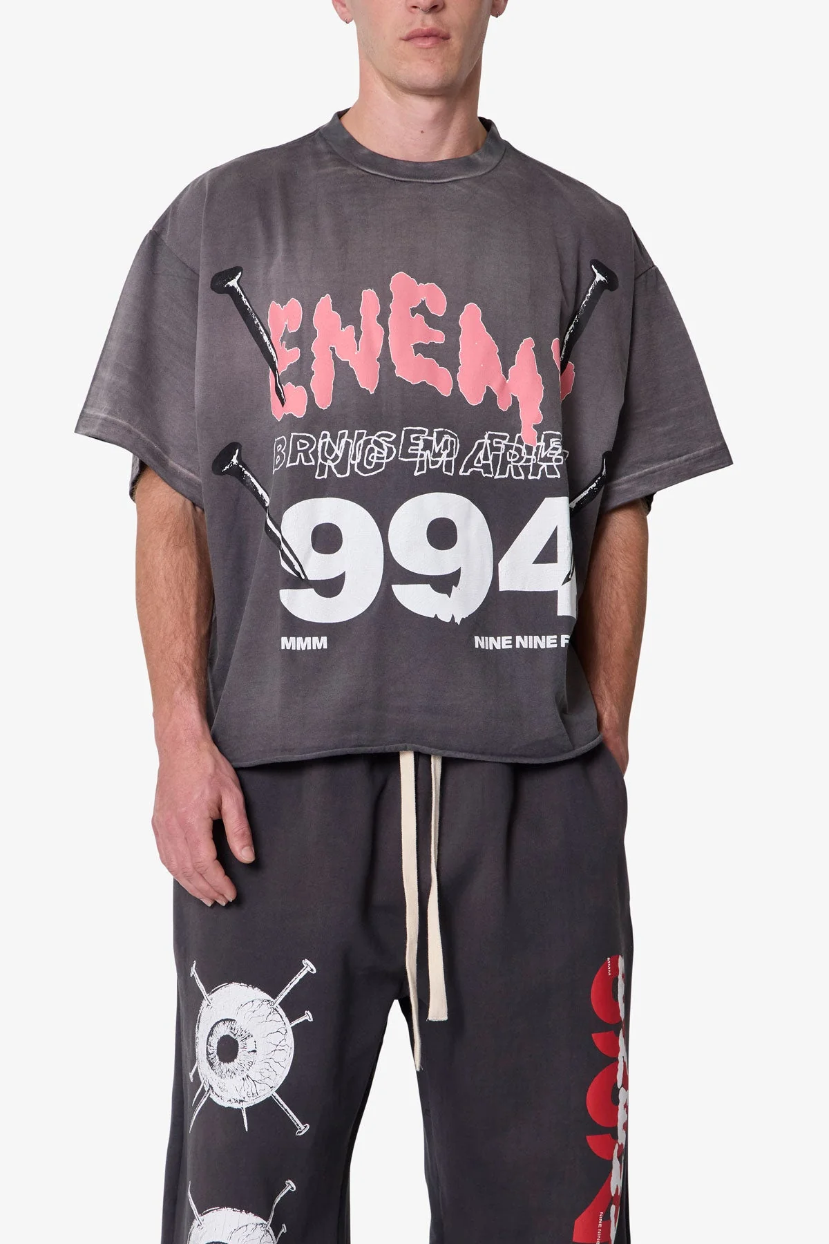Enemy Tee - Washed Black - Image 6
