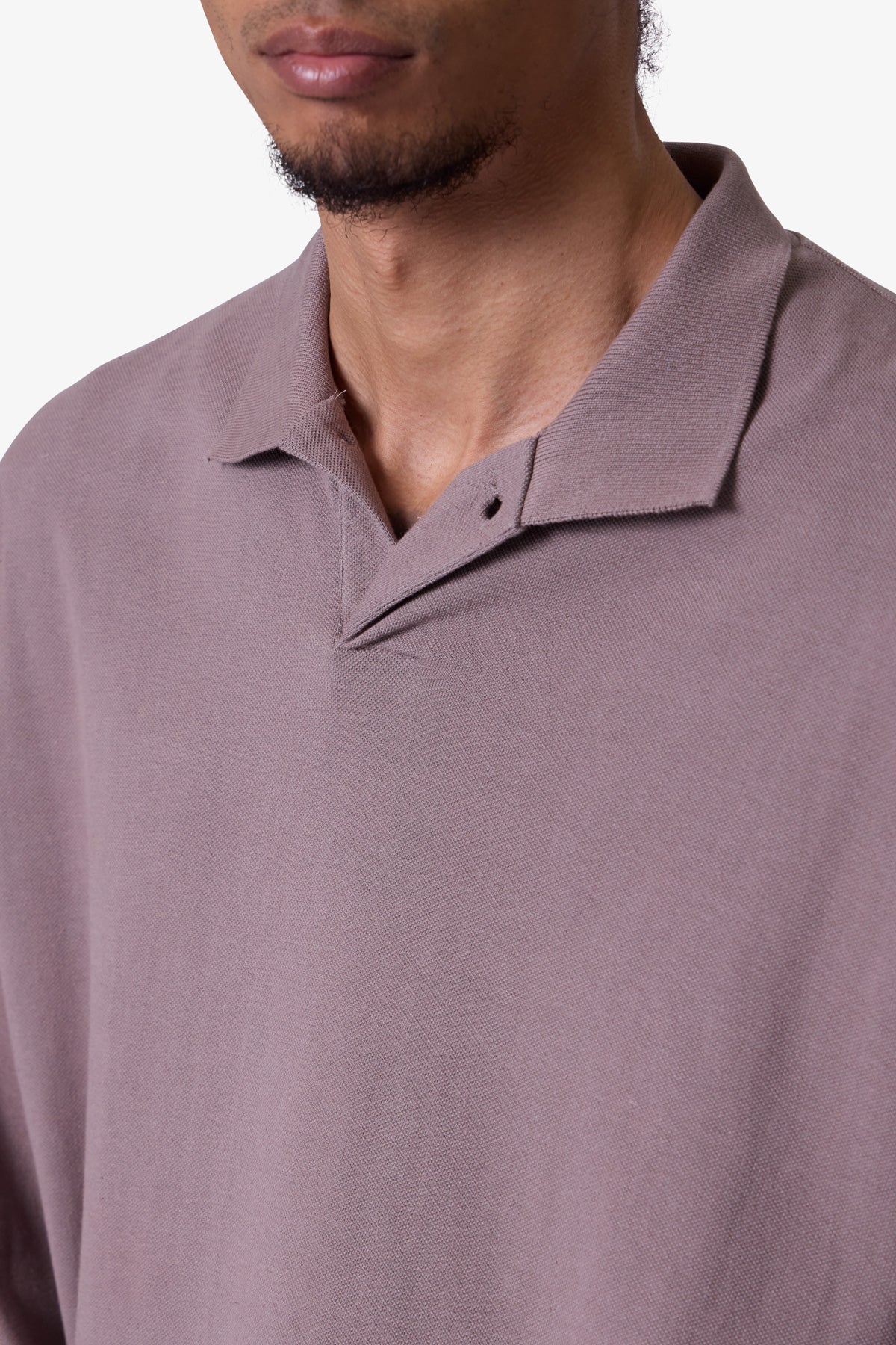Every Day L/S Polo - Mauve - Image 7