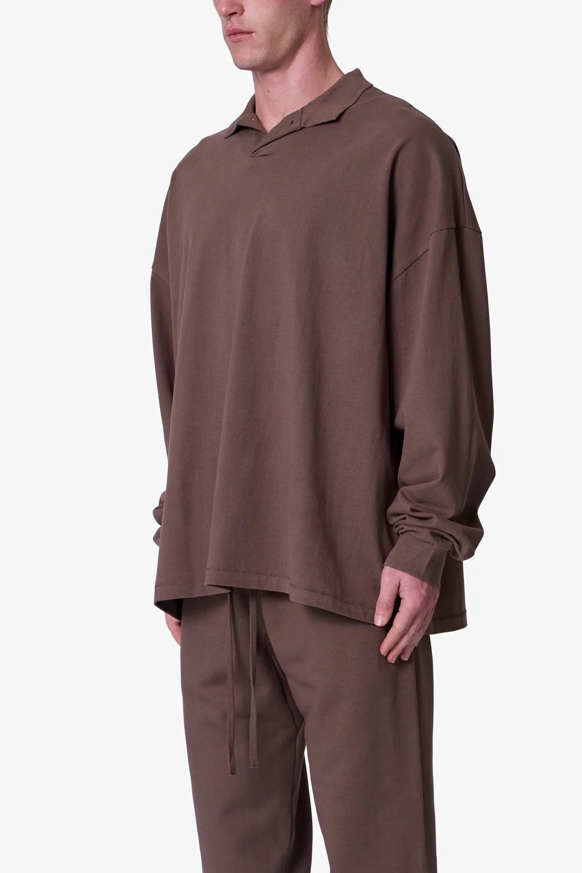 Every Day L/S Polo - Olive - Image 3