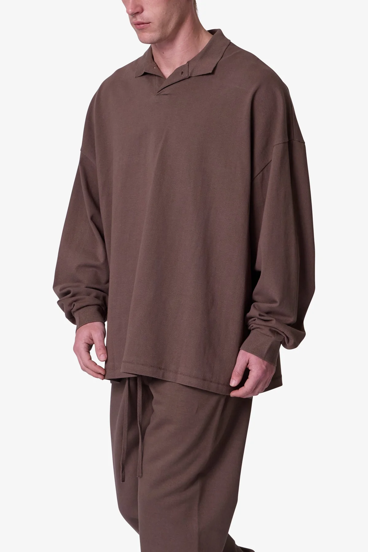 Every Day L/S Polo - Olive - Image 6