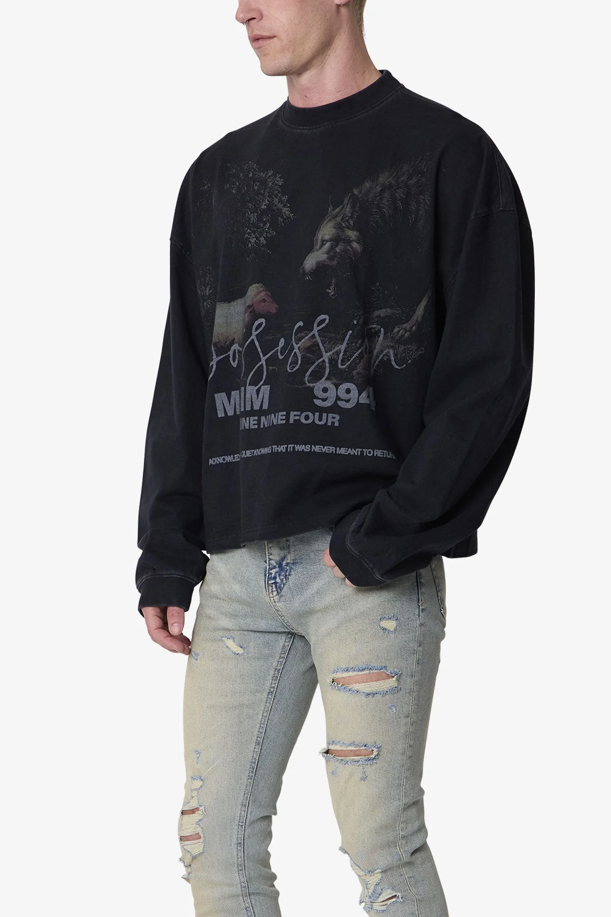 FW L/S Tee - Black - Image 6
