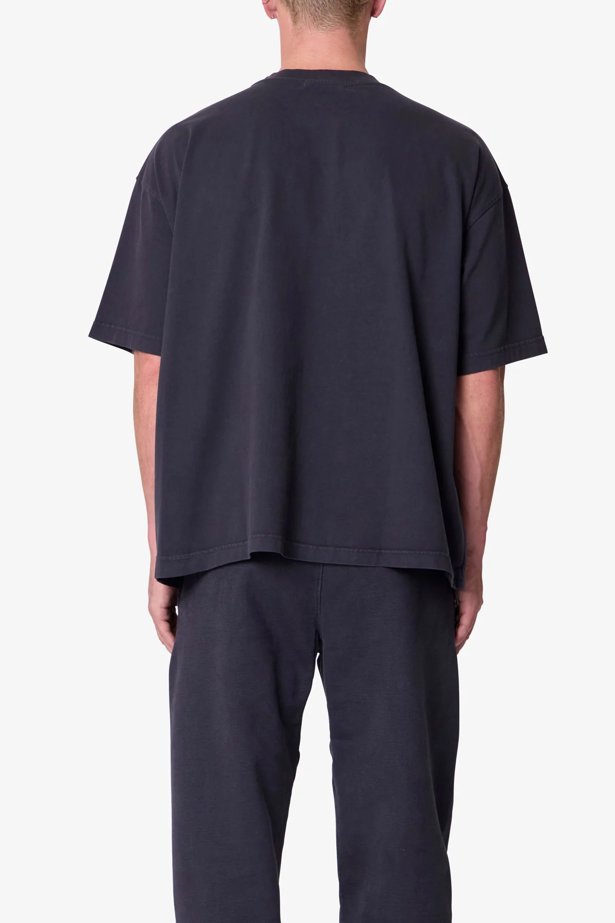 Heavy Basic Boxy Tee - Washed Black - Image 5