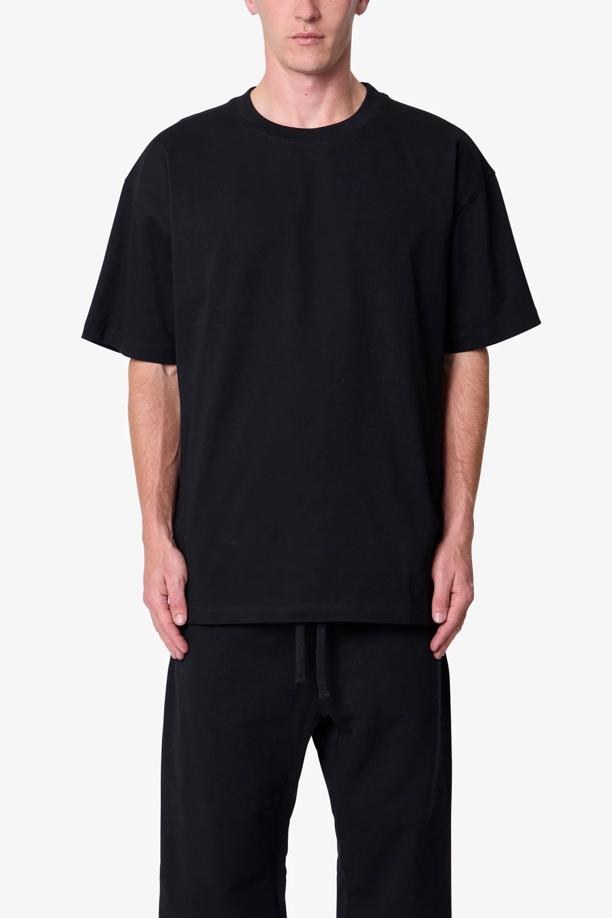 Heavy Basic Tee - Black - Image 2