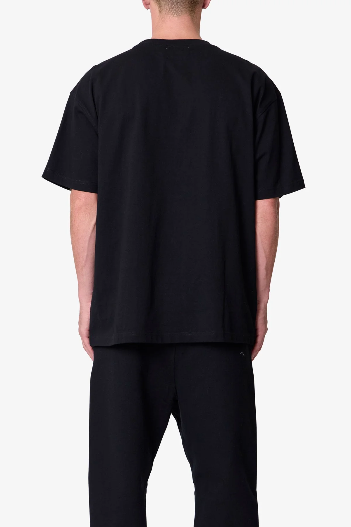 Heavy Basic Tee - Black - Image 5