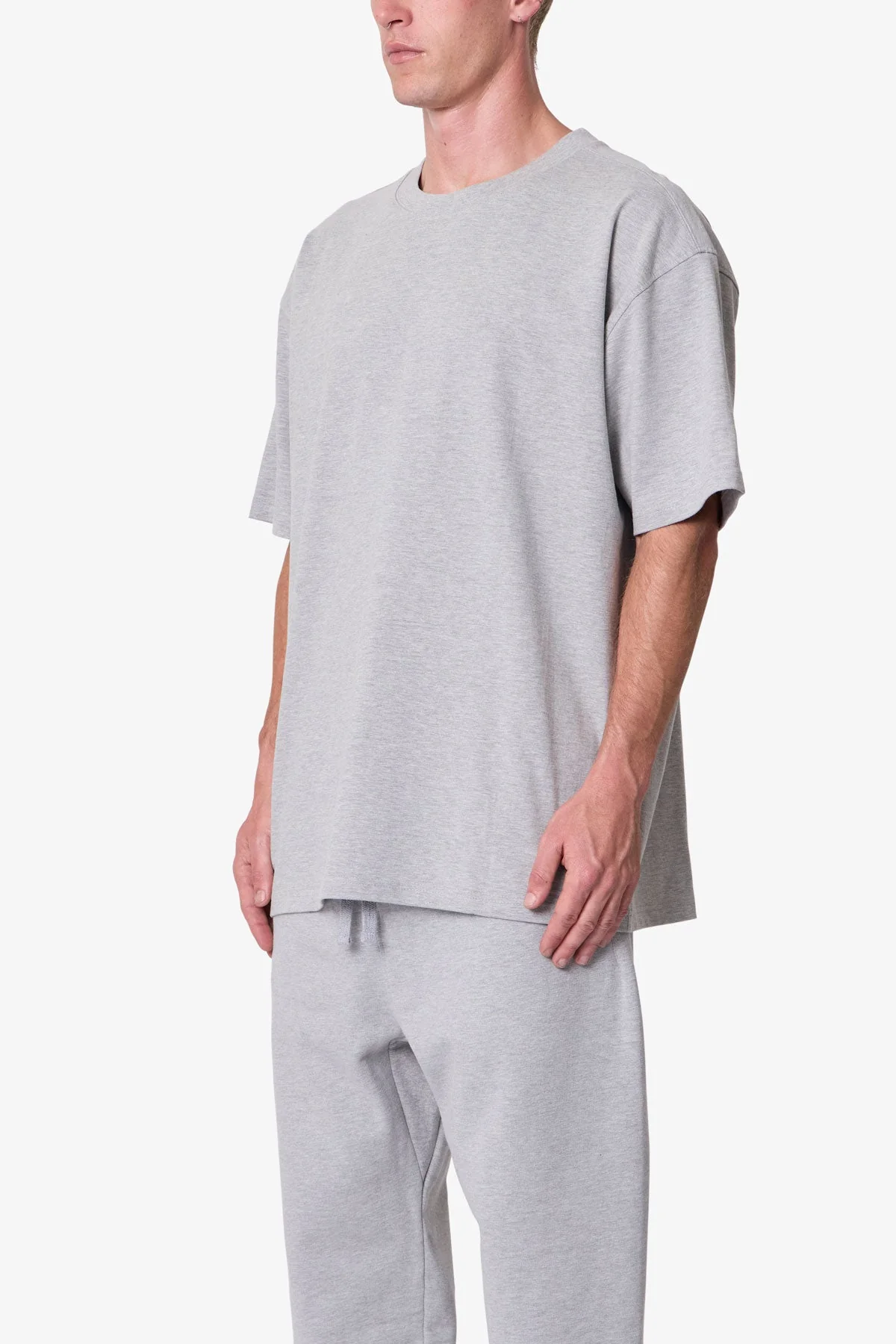 Heavy Basic Tee - Marled Grey - Image 3