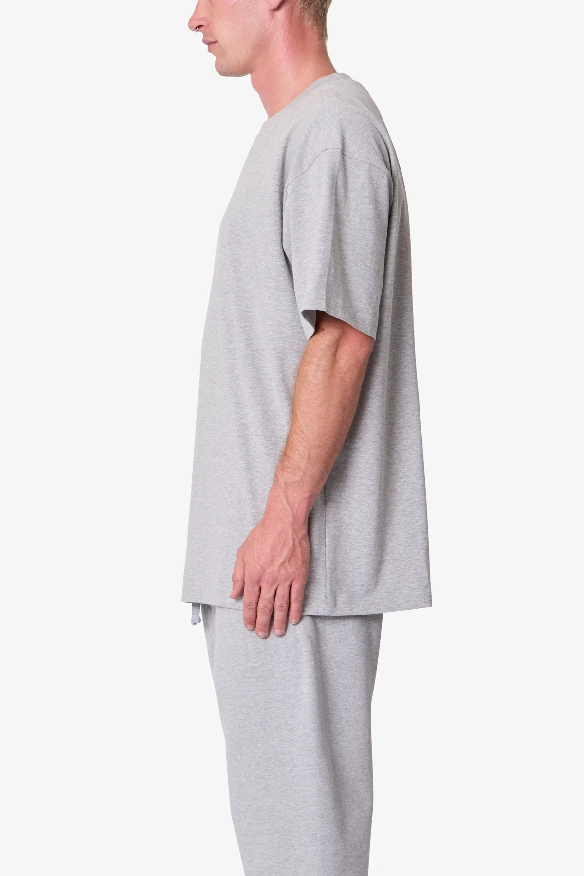 Heavy Basic Tee - Marled Grey - Image 4