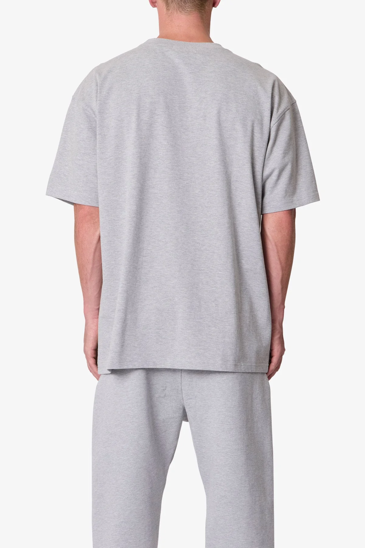 Heavy Basic Tee - Marled Grey - Image 5