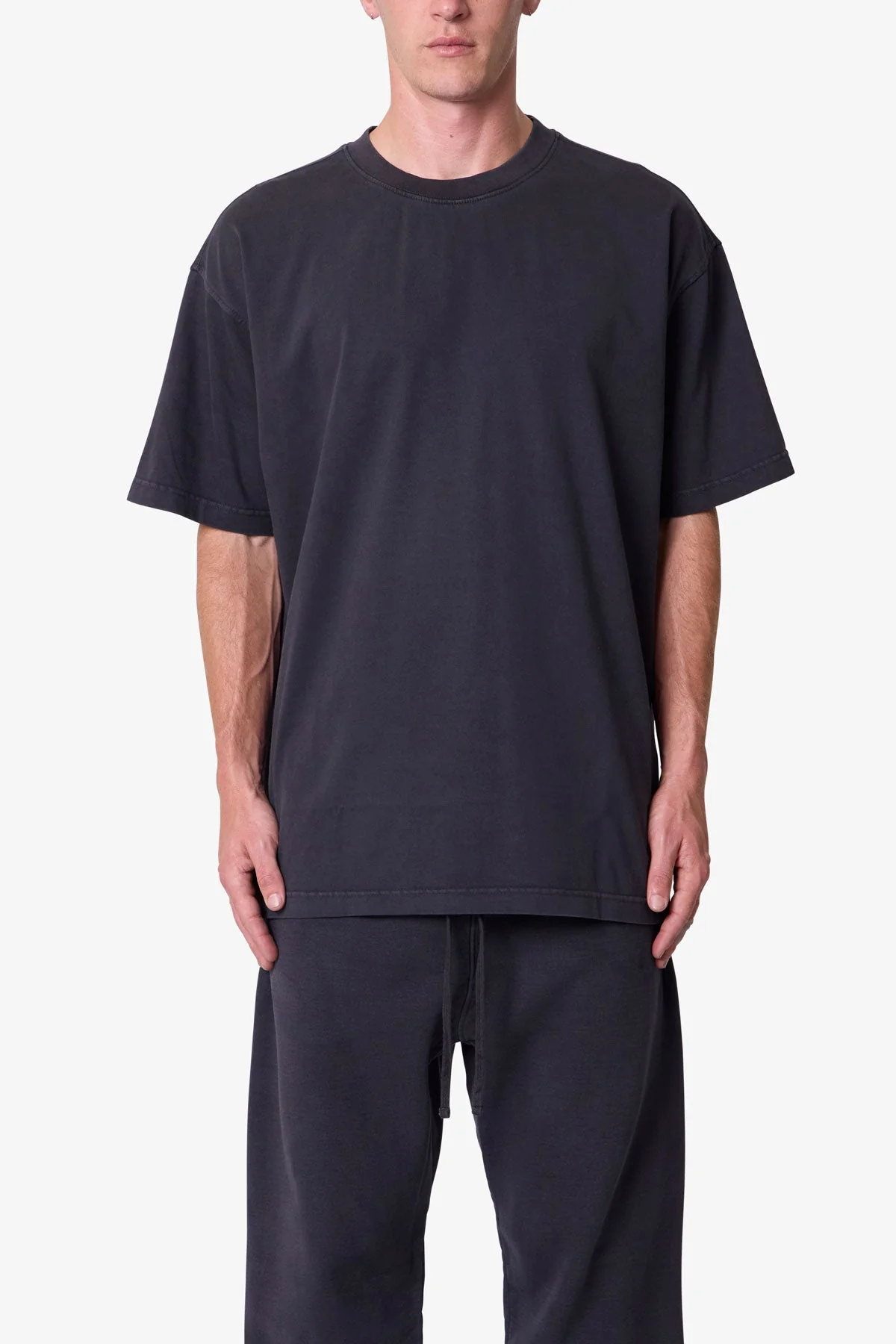 Heavy Basic Tee - Washed Black - Image 2
