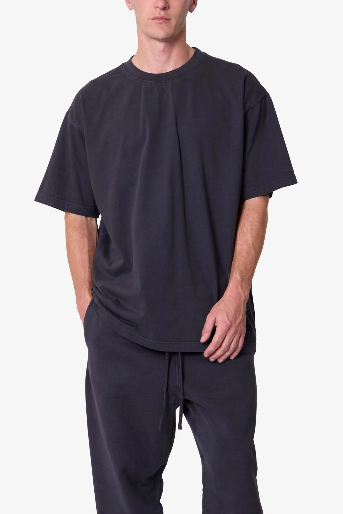Heavy Basic Tee - Washed Black - Image 6