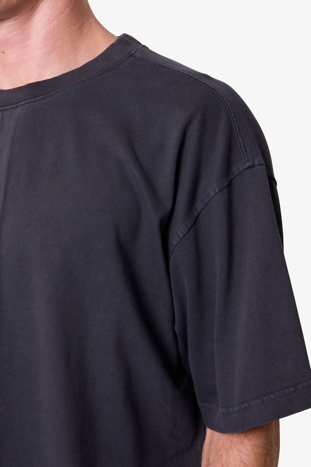 Heavy Basic Tee - Washed Black - Image 7
