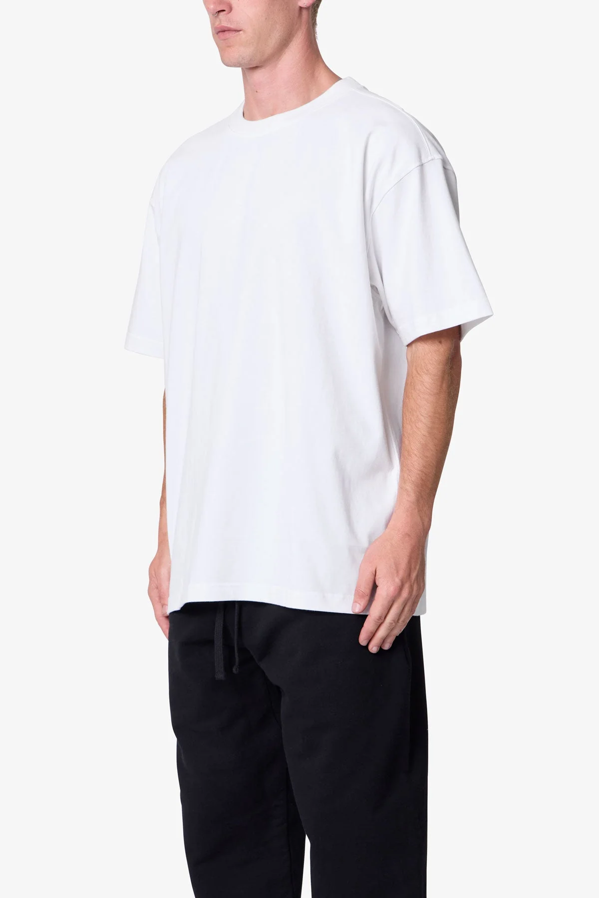 Heavy Basic Tee - White - Image 3