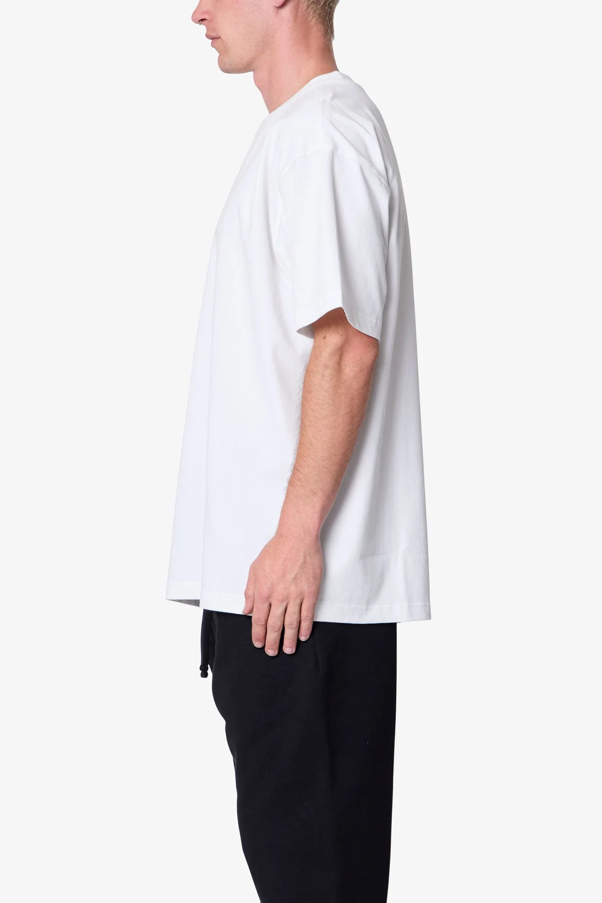 Heavy Basic Tee - White - Image 4