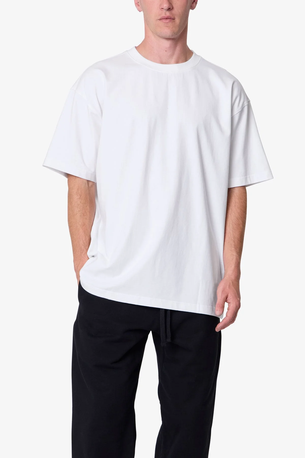 Heavy Basic Tee - White - Image 6
