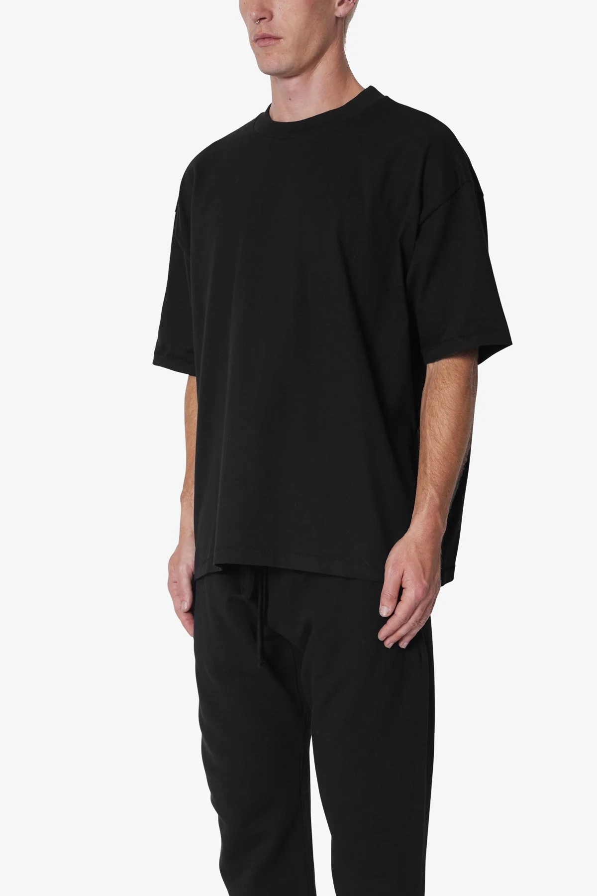 Heavy Every Day Boxy Tee - Black - Image 3