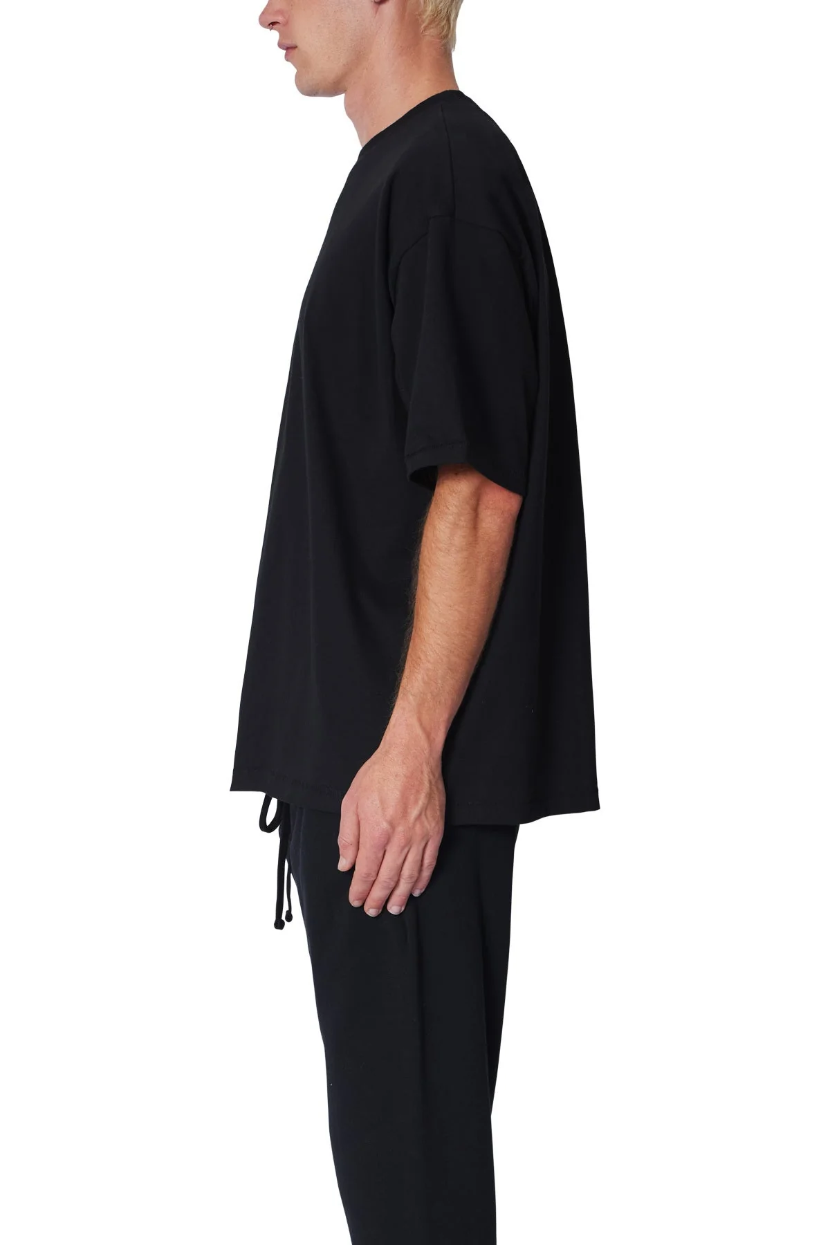Heavy Every Day Boxy Tee - Black - Image 4