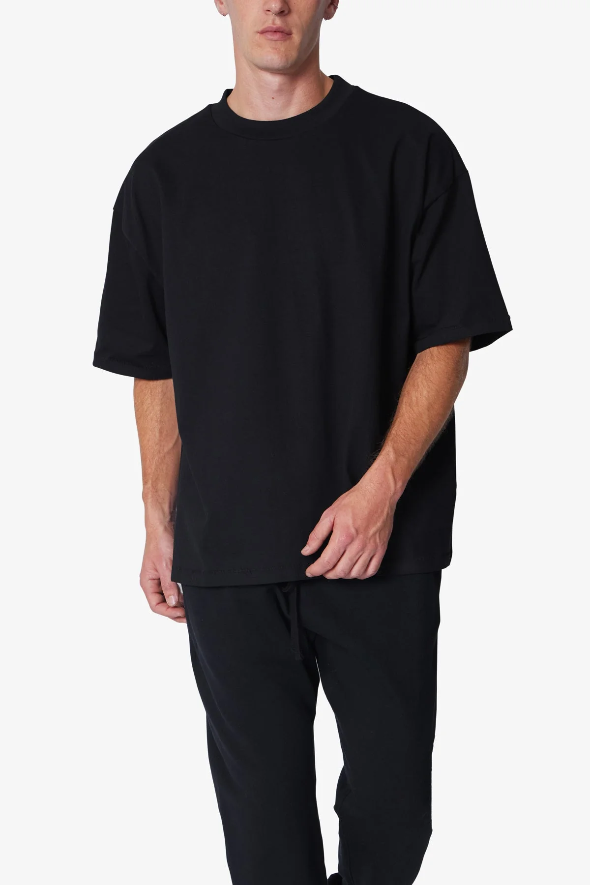 Heavy Every Day Boxy Tee - Black - Image 7