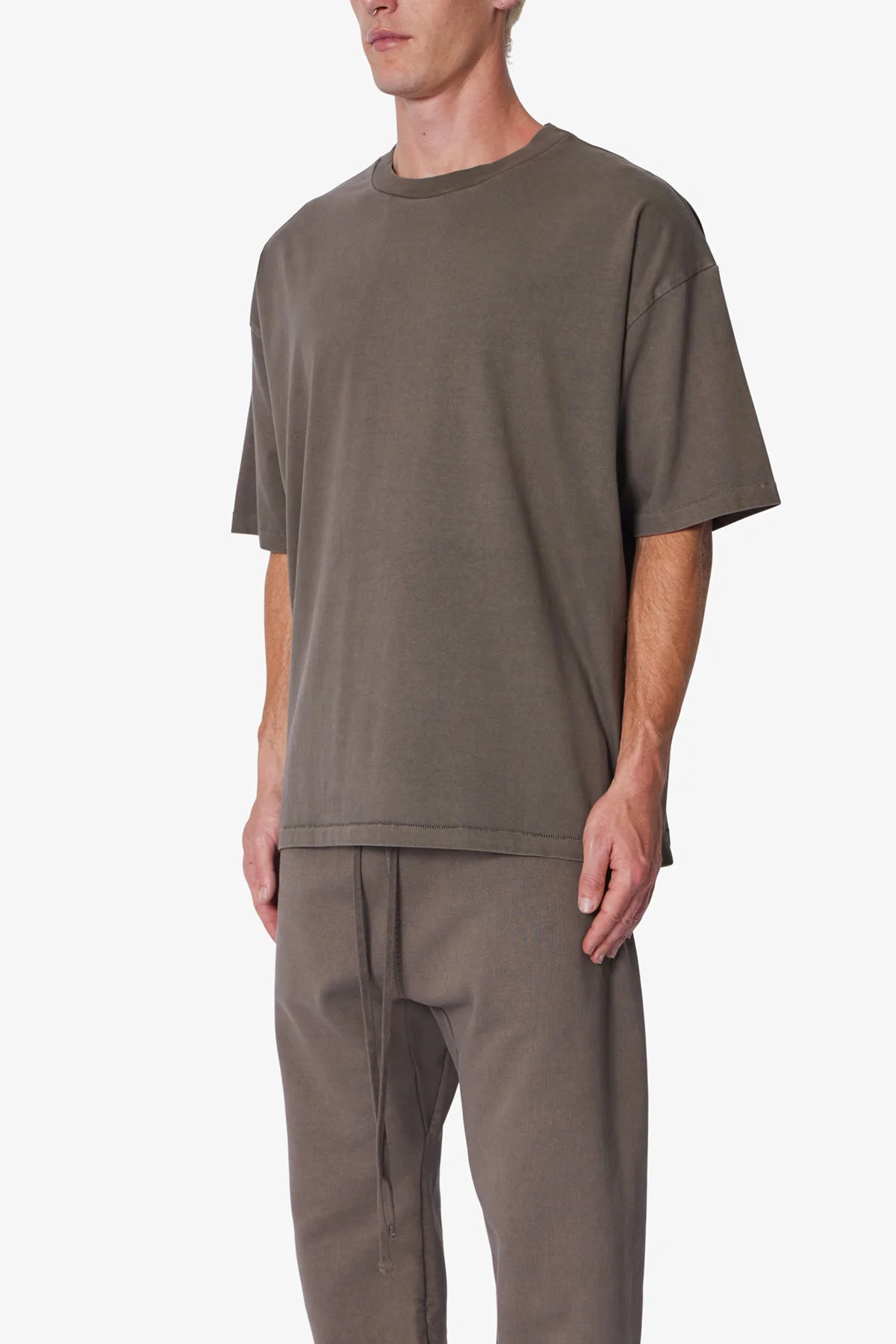 Heavy Every Day Boxy Tee - Muddy Grey - Image 3