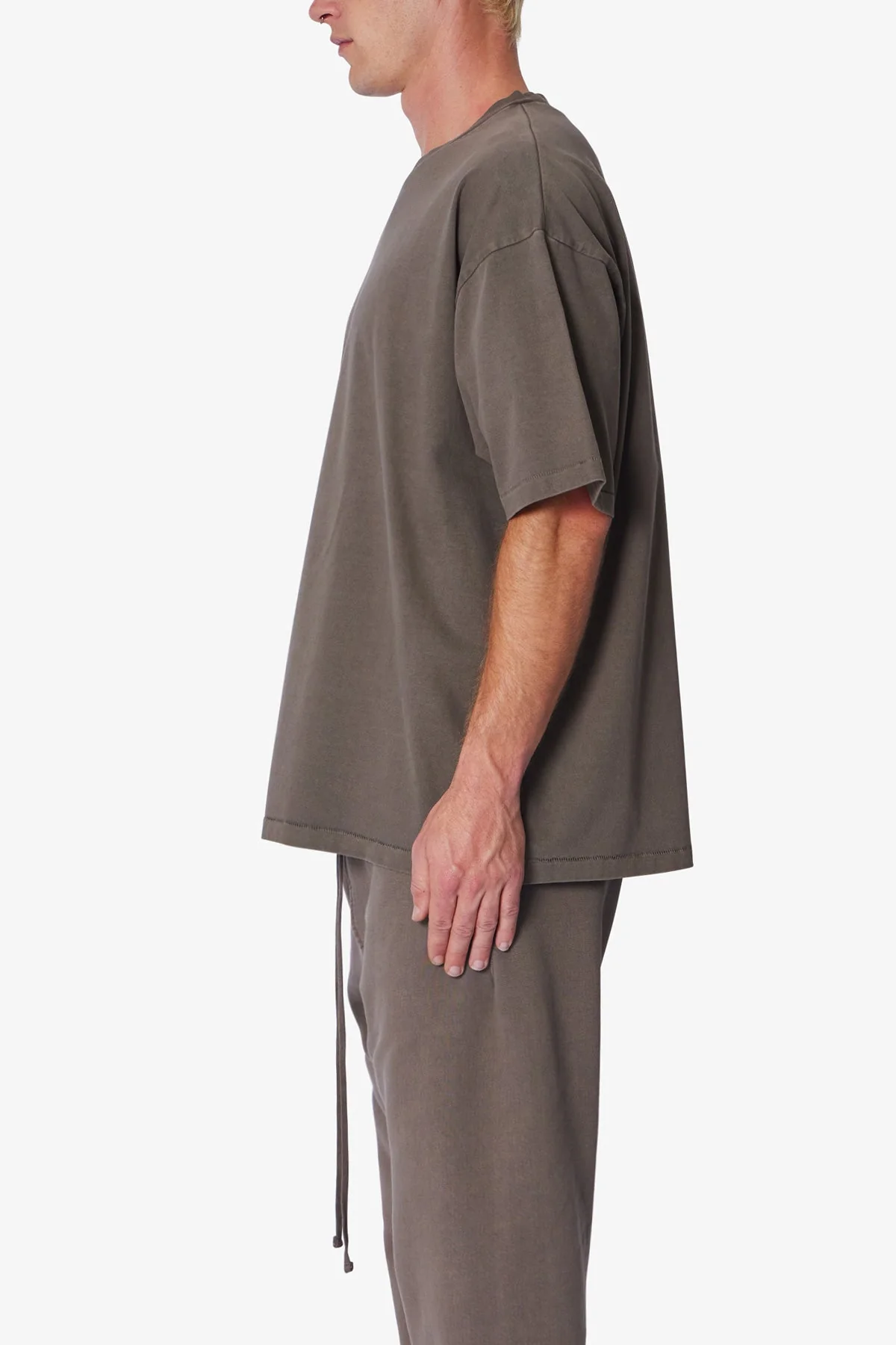 Heavy Every Day Boxy Tee - Muddy Grey - Image 4
