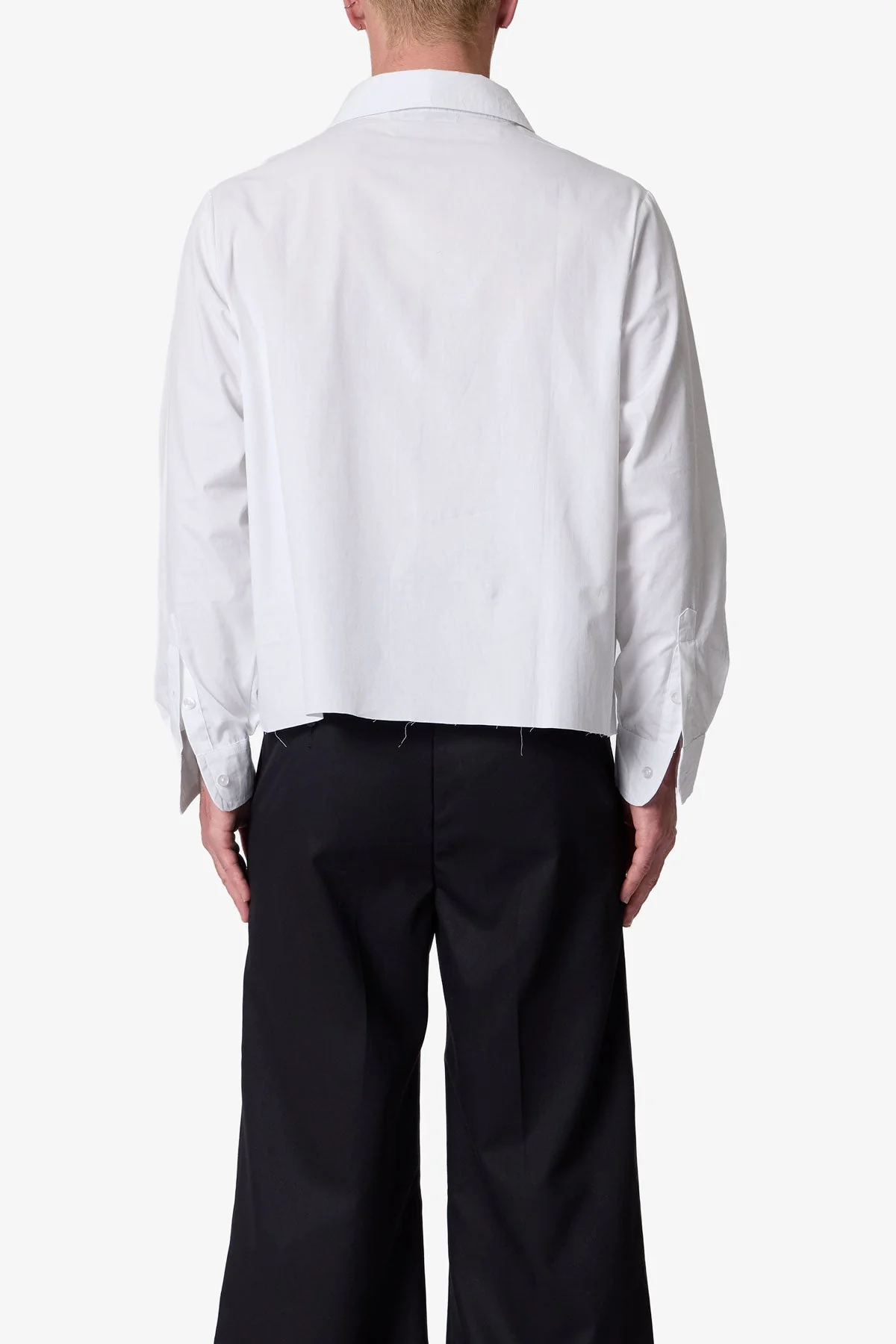 L/S Poplin Shirt - White - Image 5
