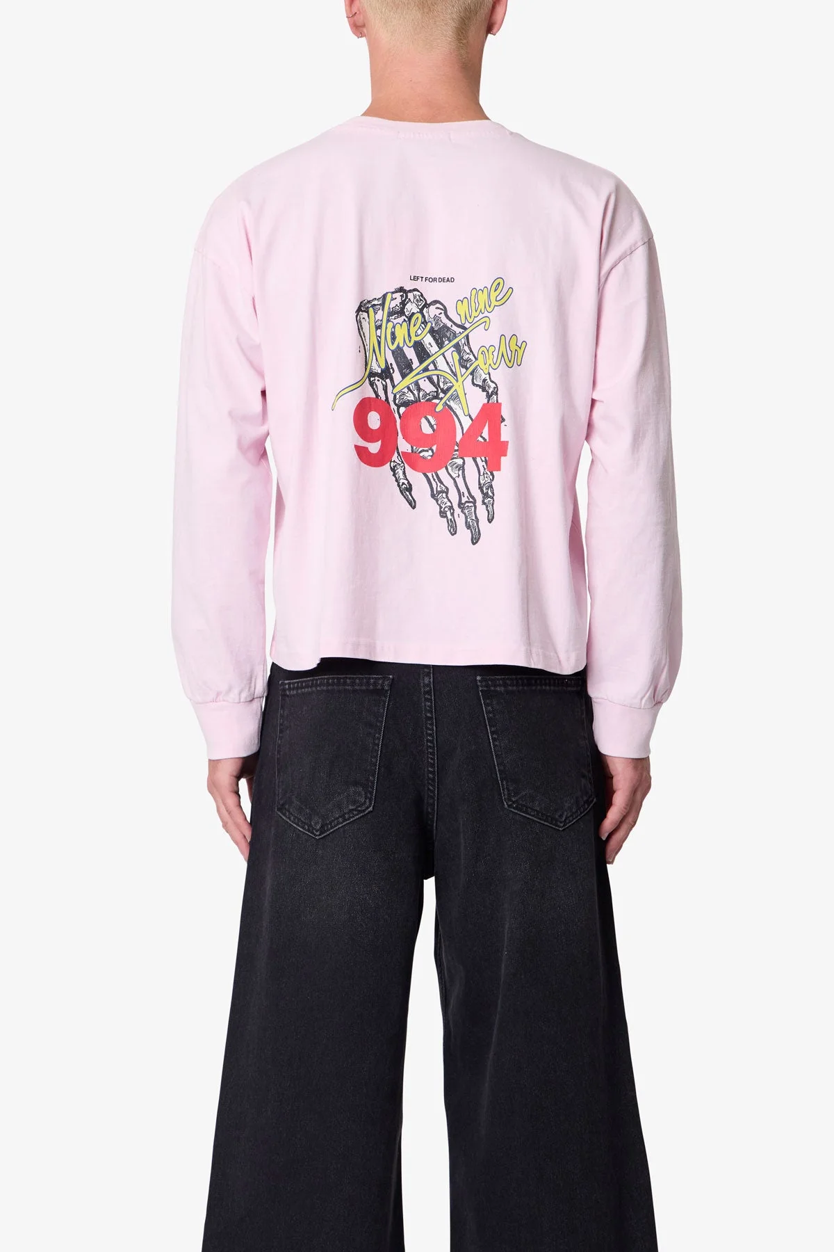 Left For Dead Printed L/S Tee - Lilac - Image 5