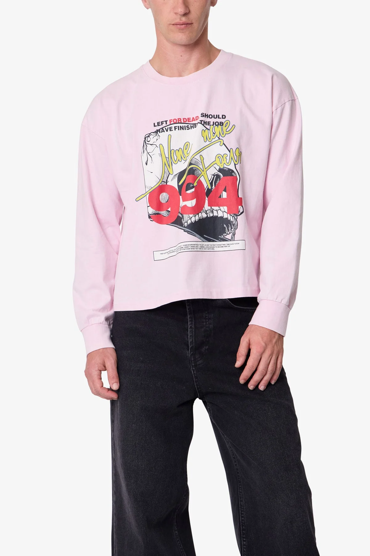Left For Dead Printed L/S Tee - Lilac - Image 6