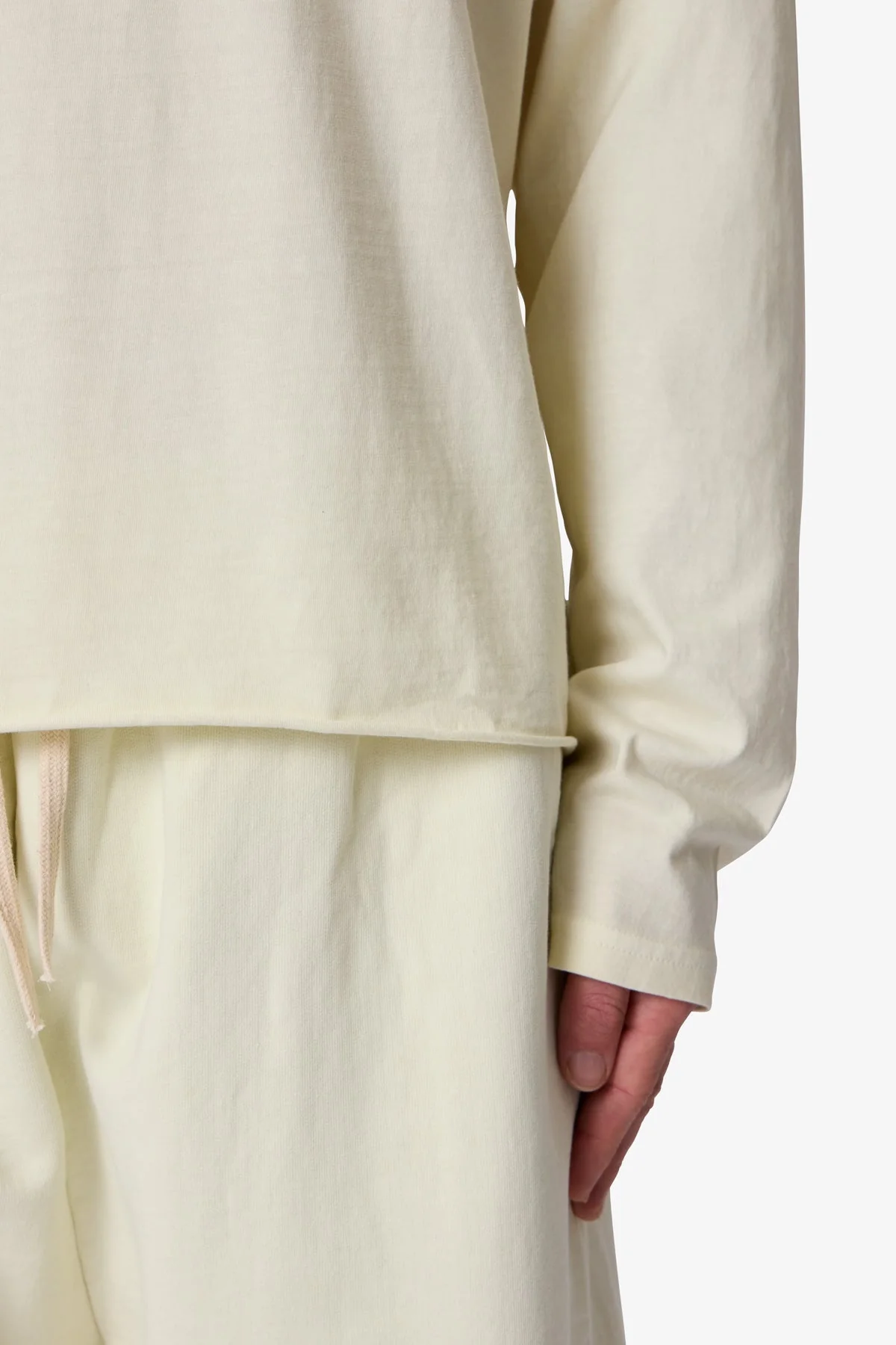 Long Sleeve Tee - Off White - Image 7