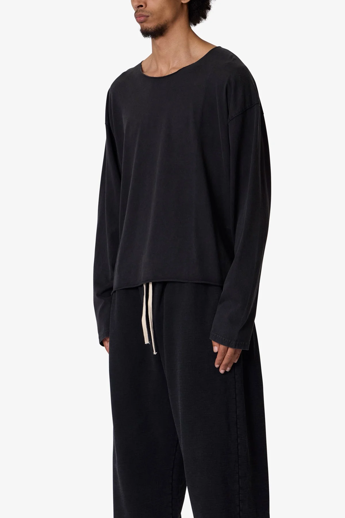 Long Sleeve Tee - Washed Black - Image 3