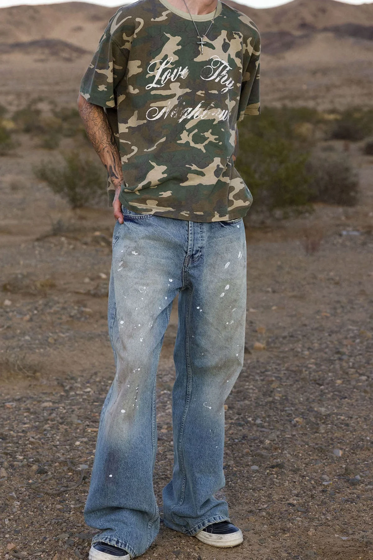 LWH Printed Camo Tee - Camo - Image 7