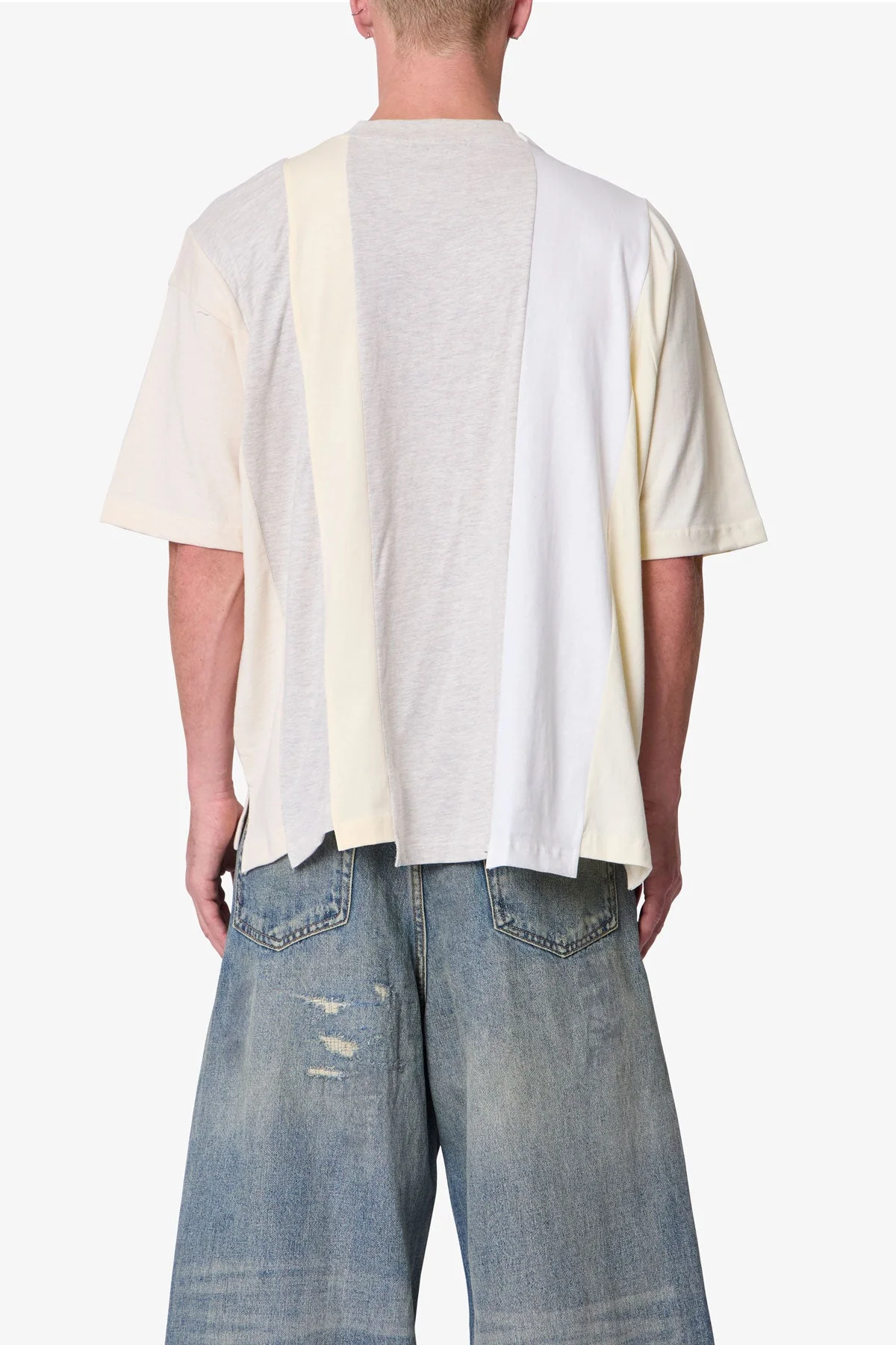 Multi Paneled Tee - Off White - Image 5