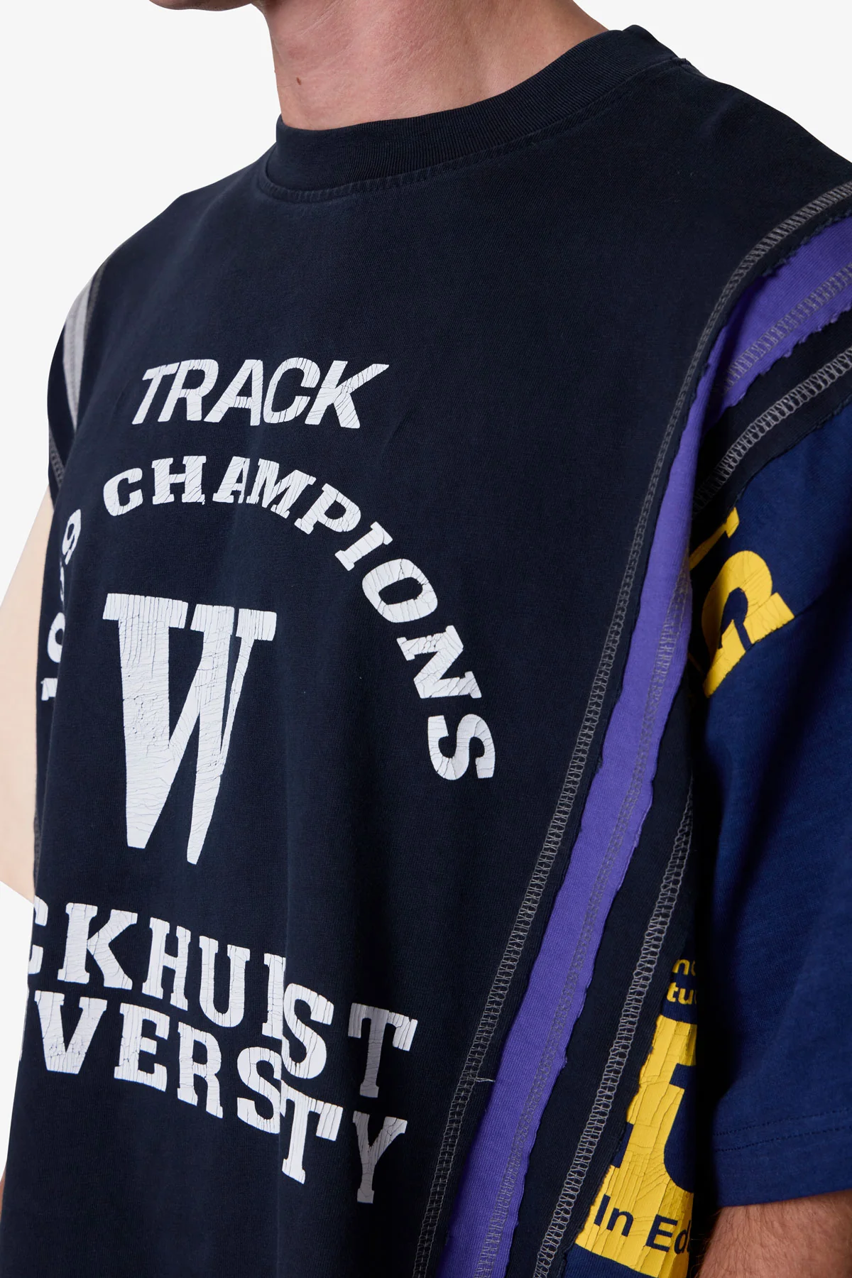 Multi Paneled Track Tee - Multi - Image 7