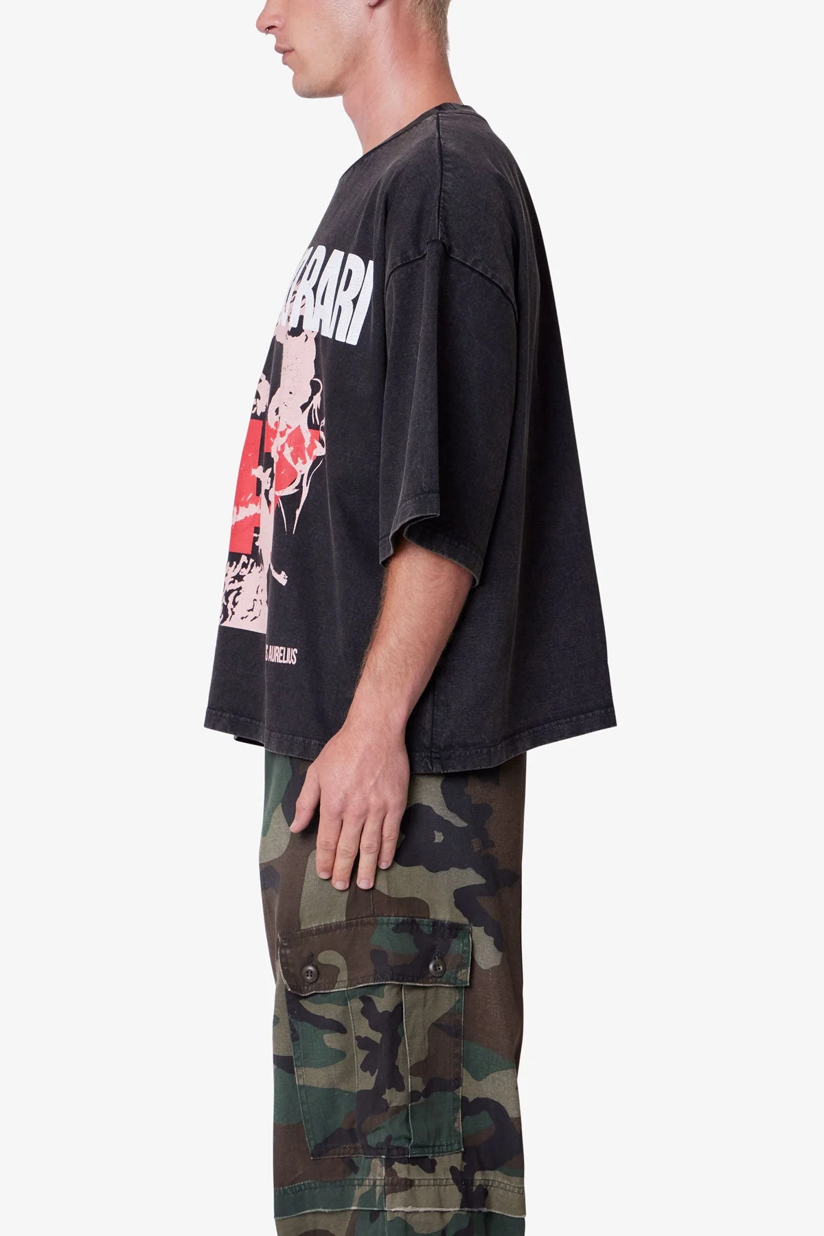 No Risk No Rari Print Tee - Black - Image 4