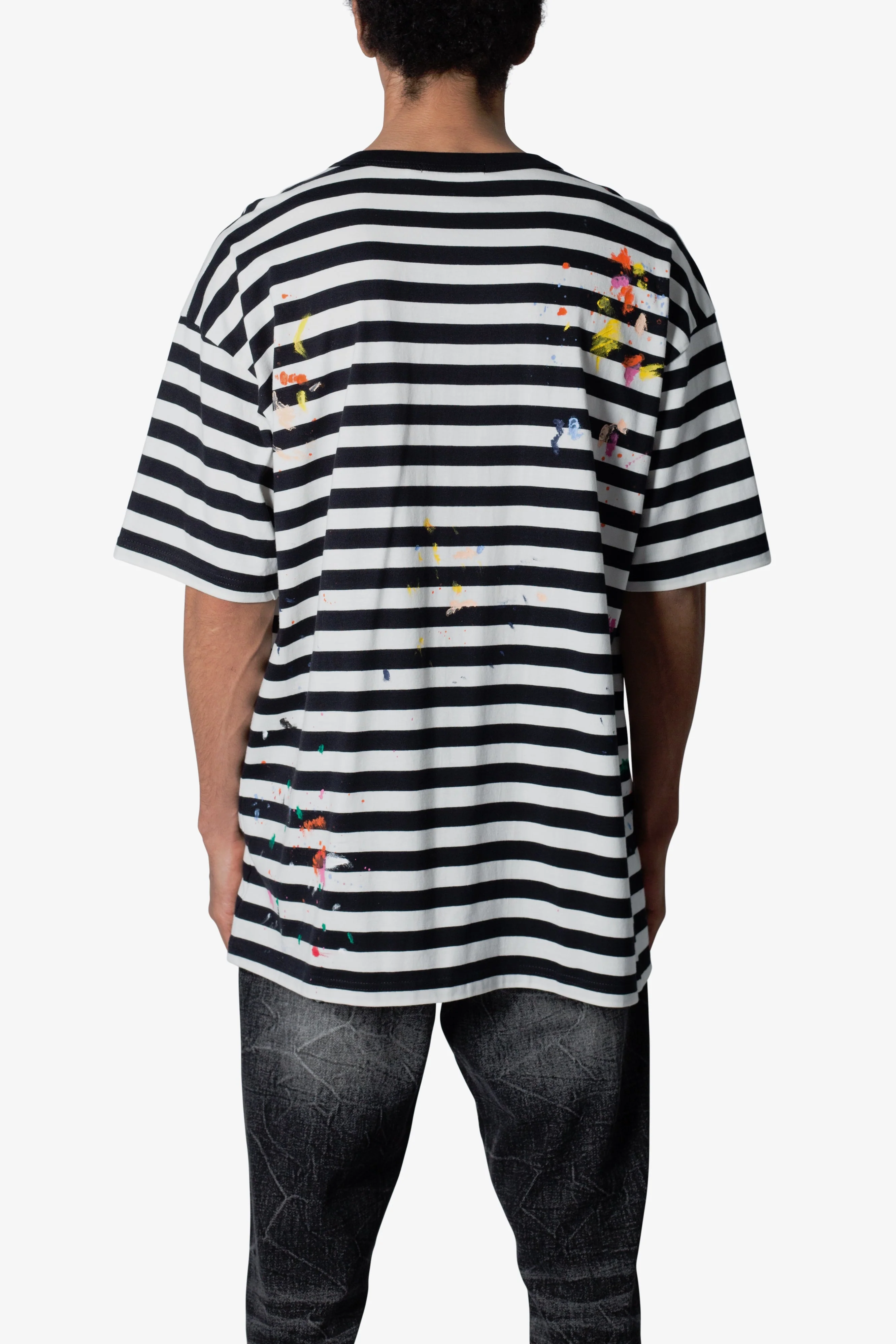 Paint Splatter Tee - Black/White - Image 5
