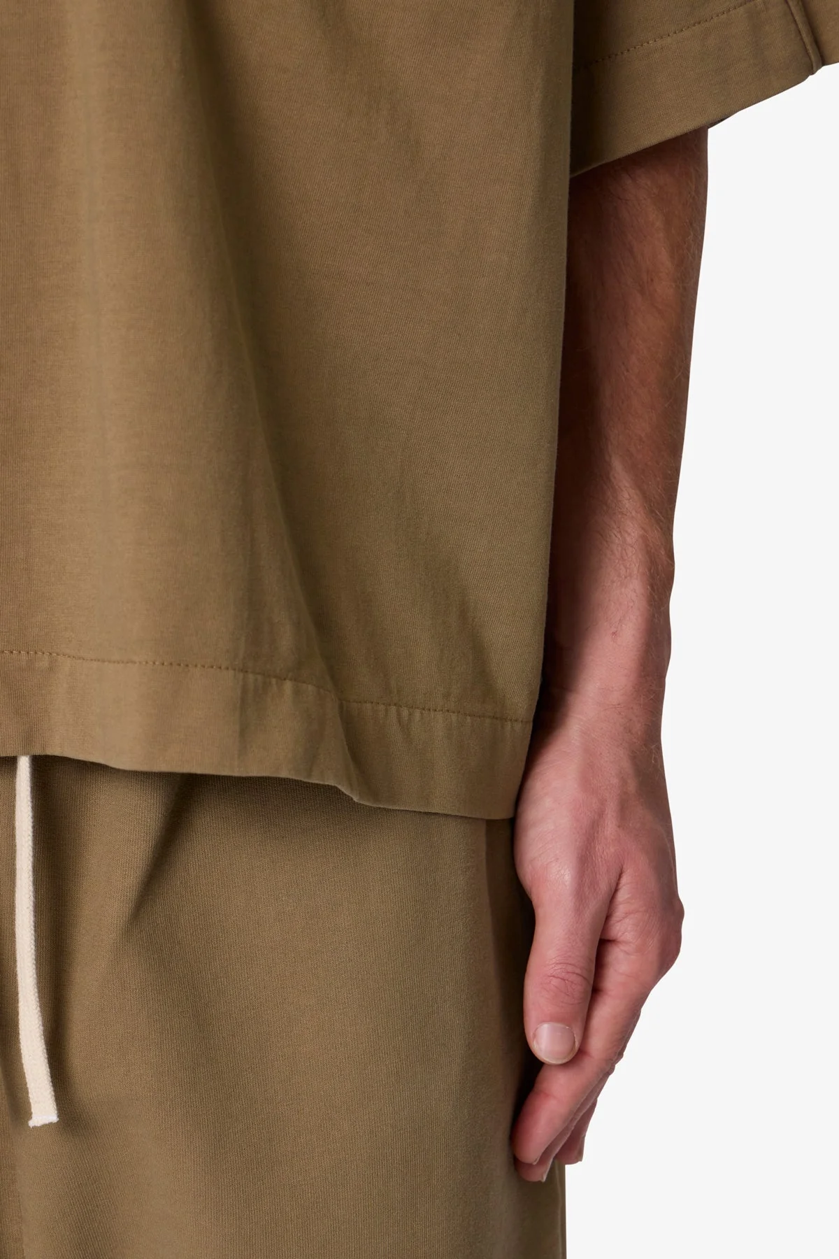 Paneled Hidden Pocket Tee - Washed Earth - Image 7