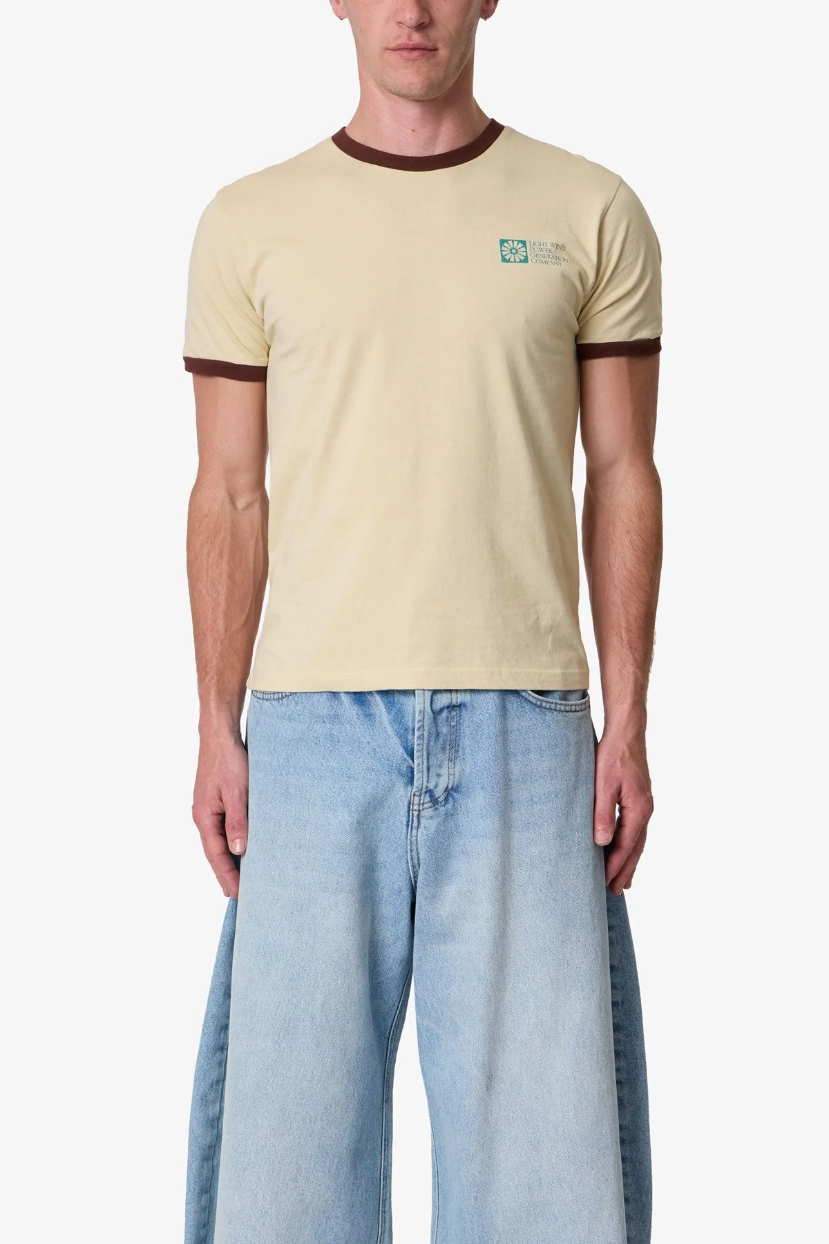 Power Ringer Tee - Yellow - Image 2