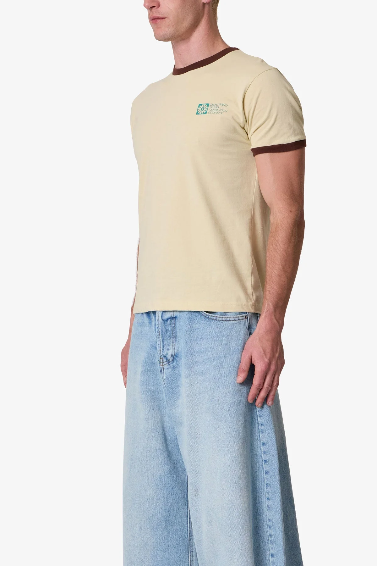 Power Ringer Tee - Yellow - Image 3