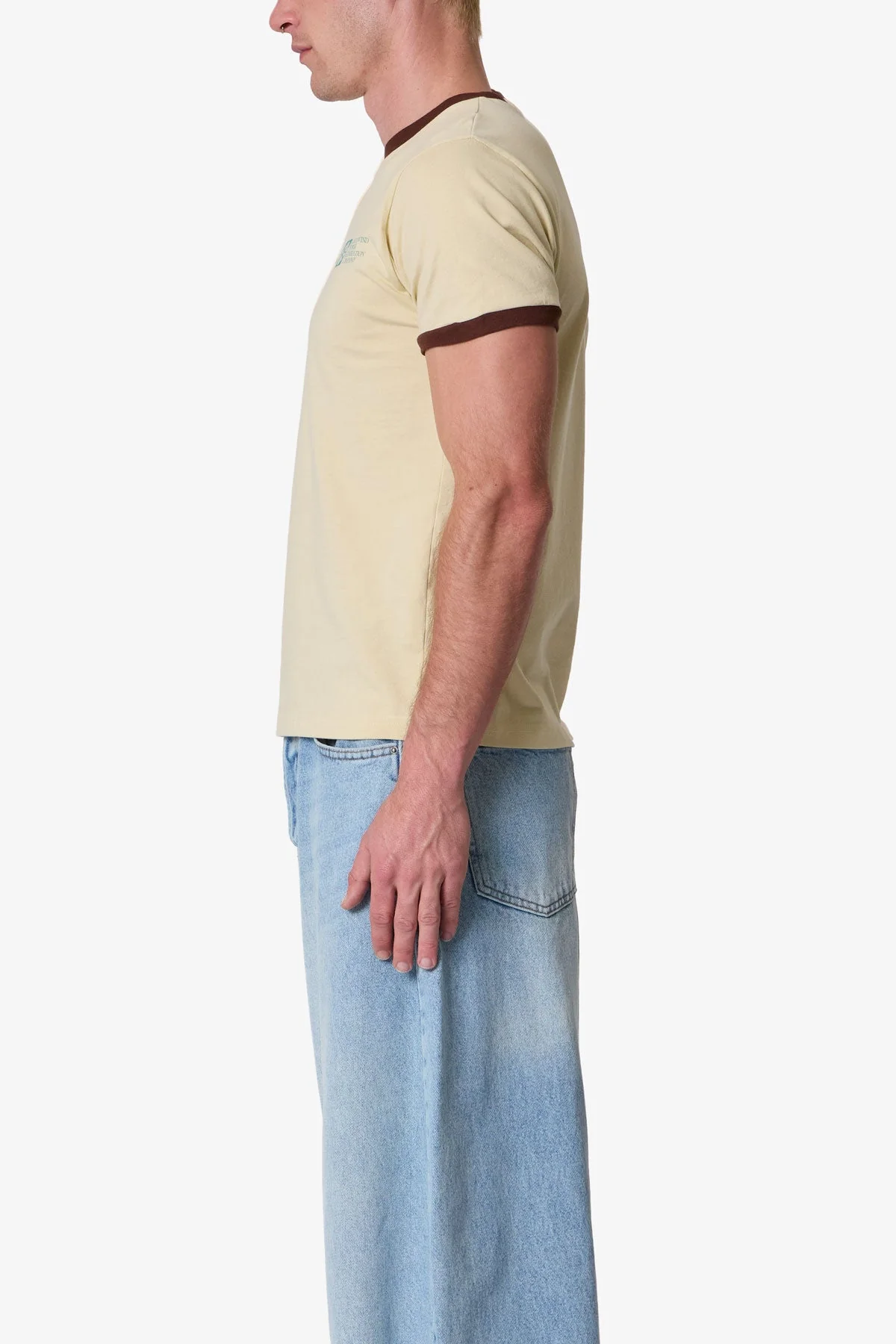 Power Ringer Tee - Yellow - Image 4