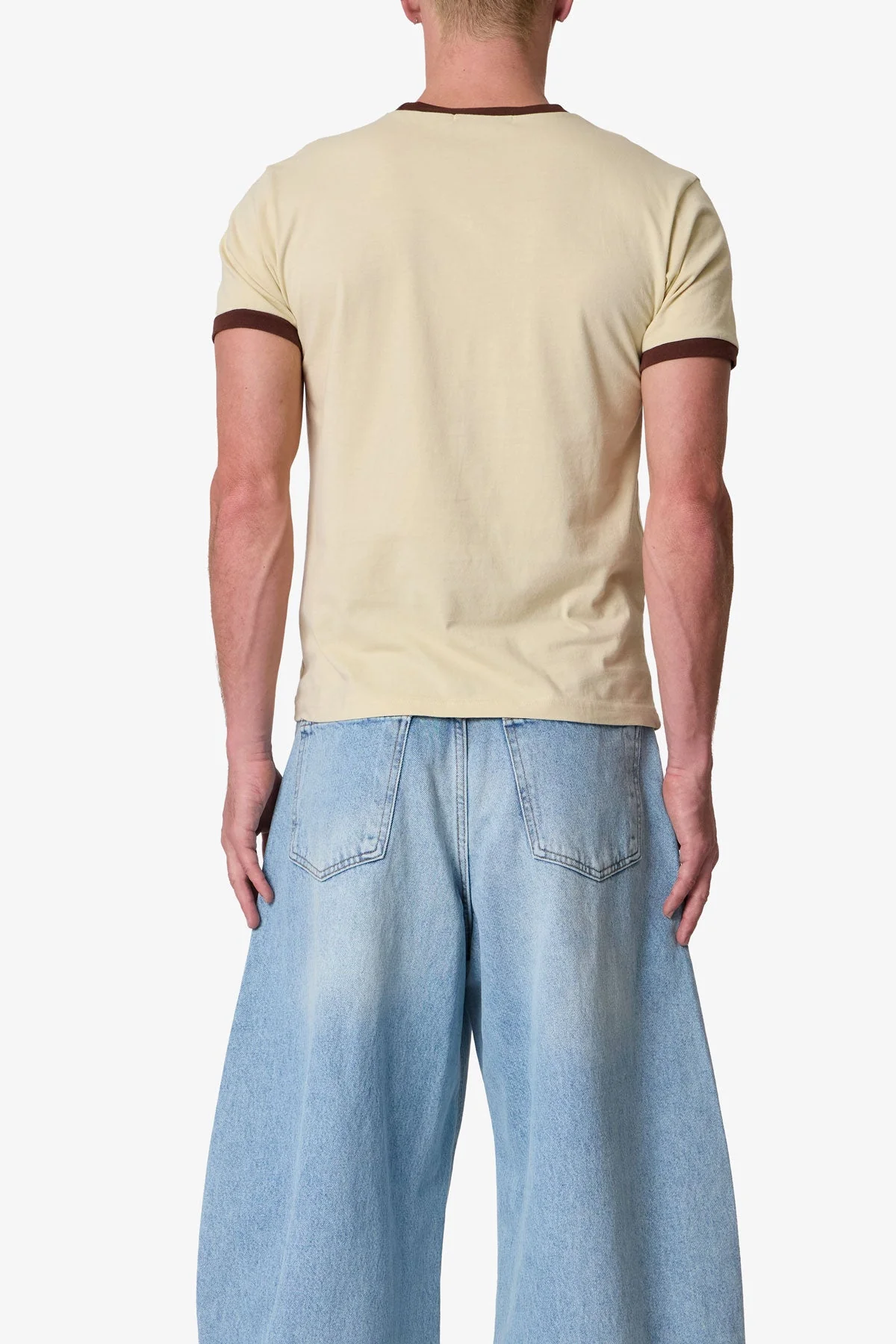 Power Ringer Tee - Yellow - Image 5