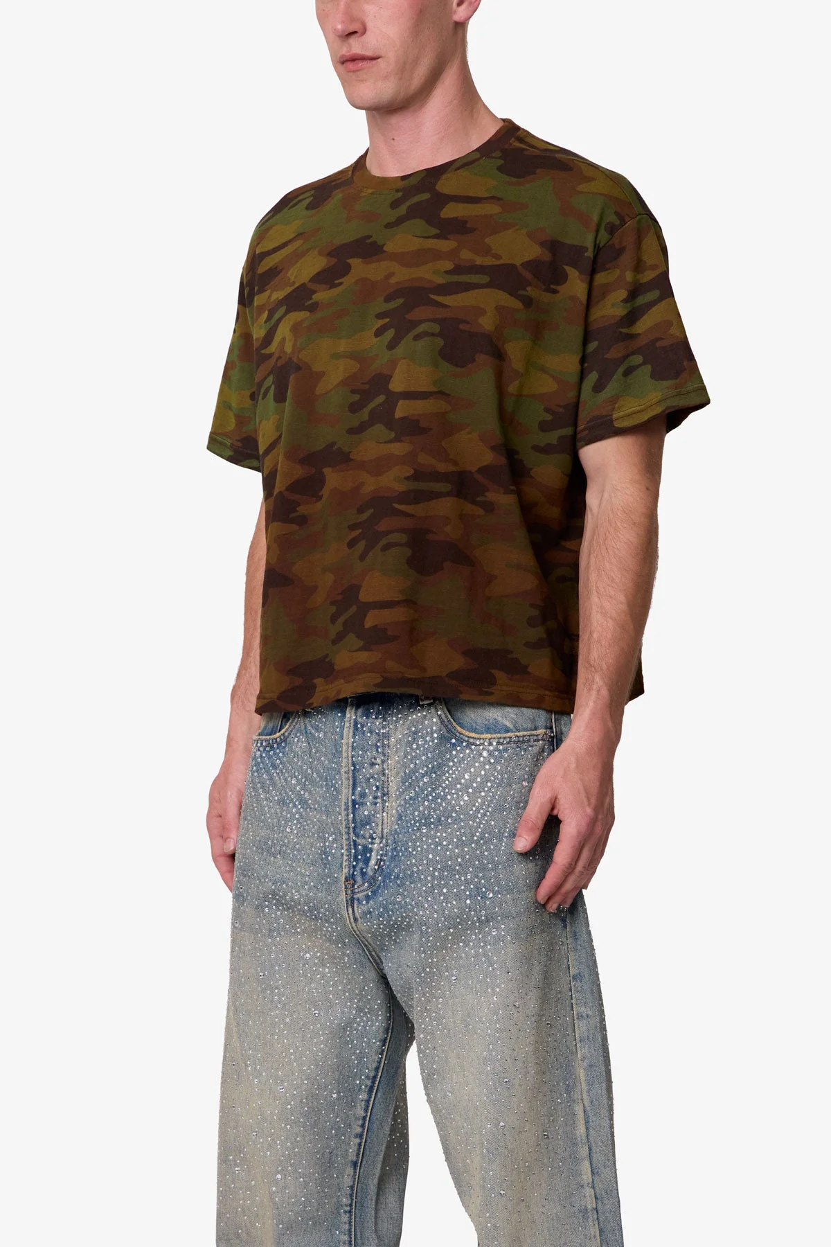 Sprayed Slub Tee - Camo - Image 3