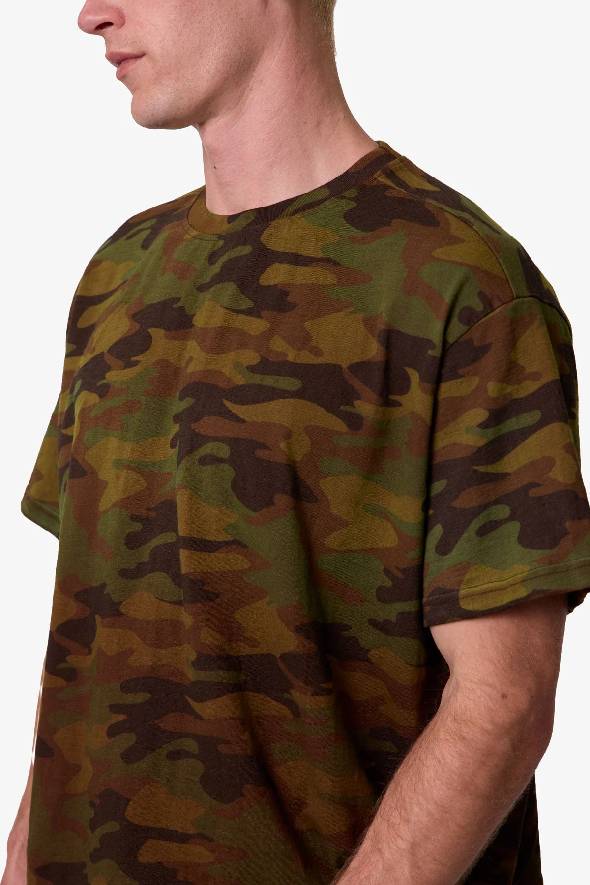 Sprayed Slub Tee - Camo - Image 7