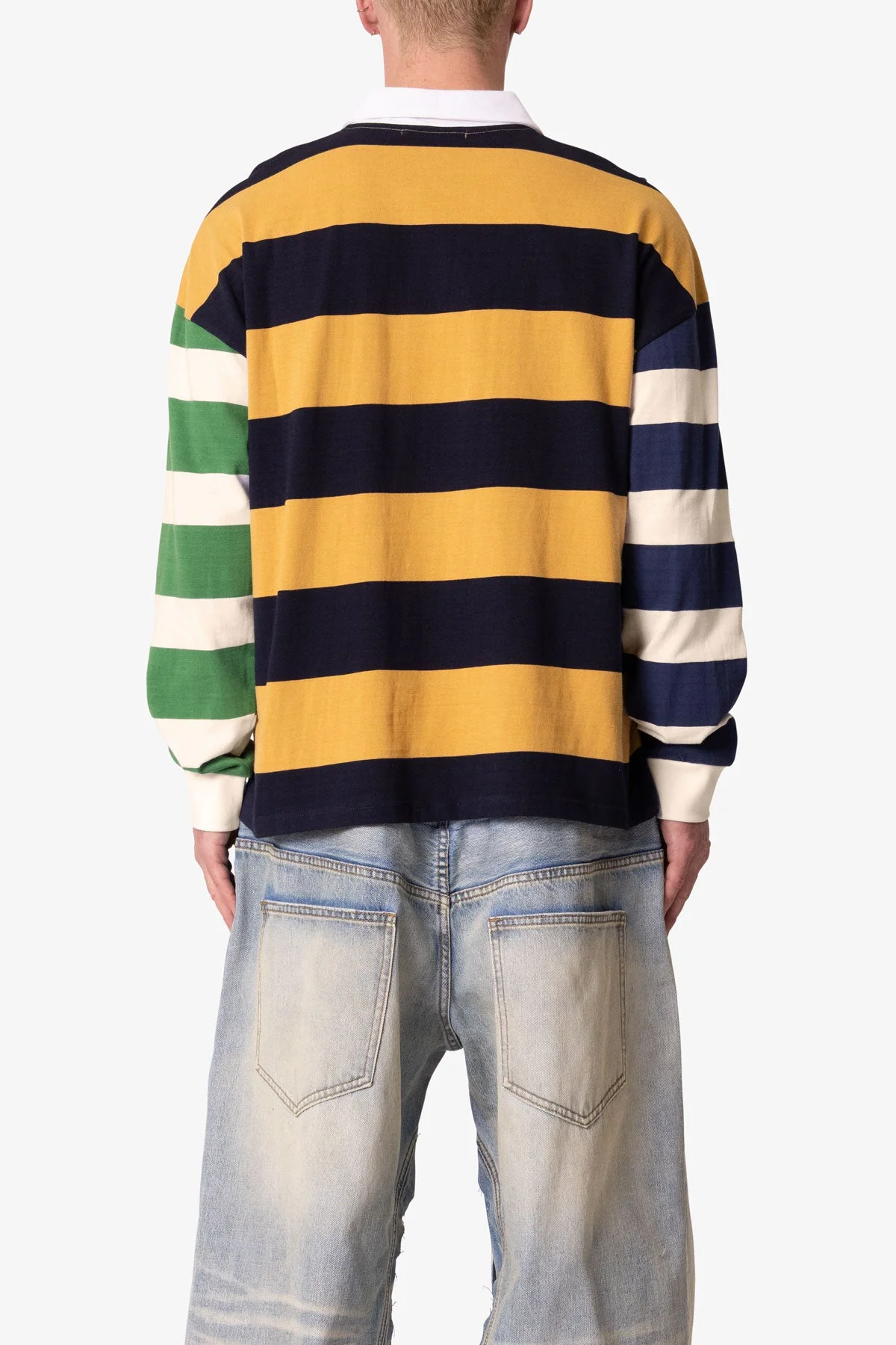 Striped Rugby L/S Shirt - Multi - Image 5