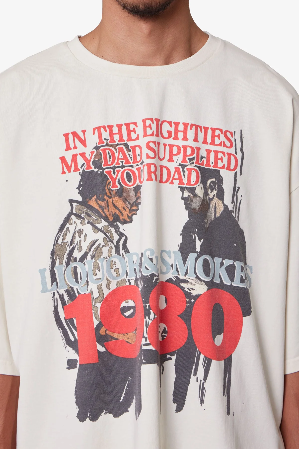 Supplier Printed Tee - White - Image 8